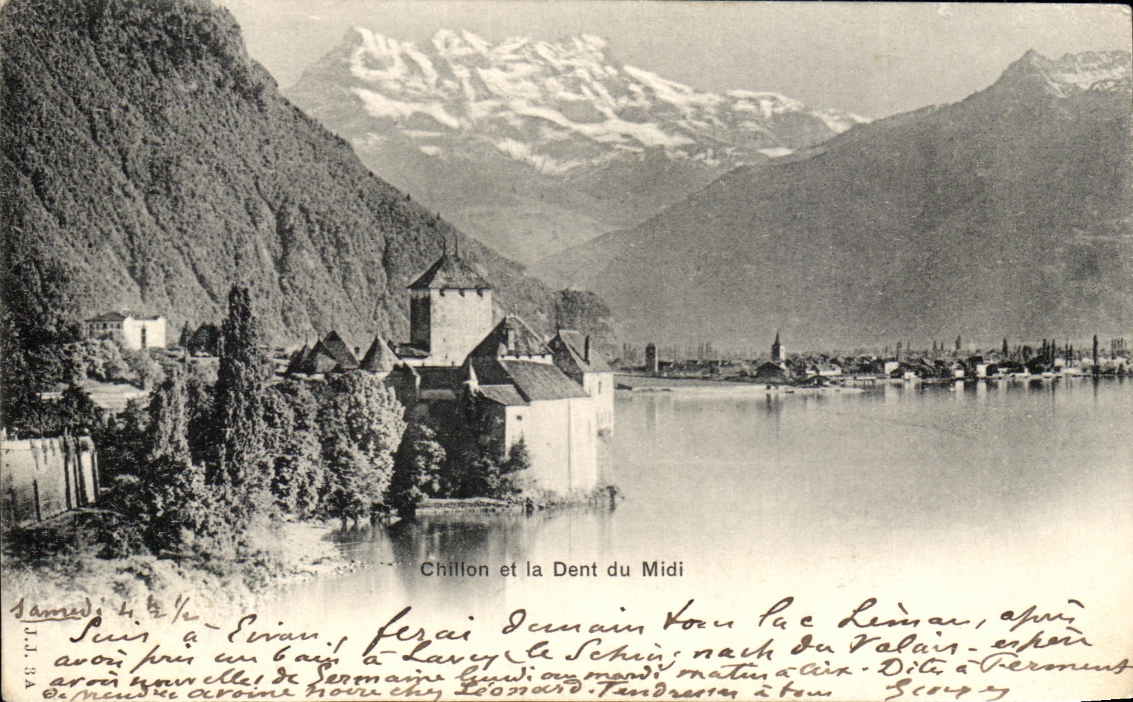 CPA Chillon Et La Dent Midi