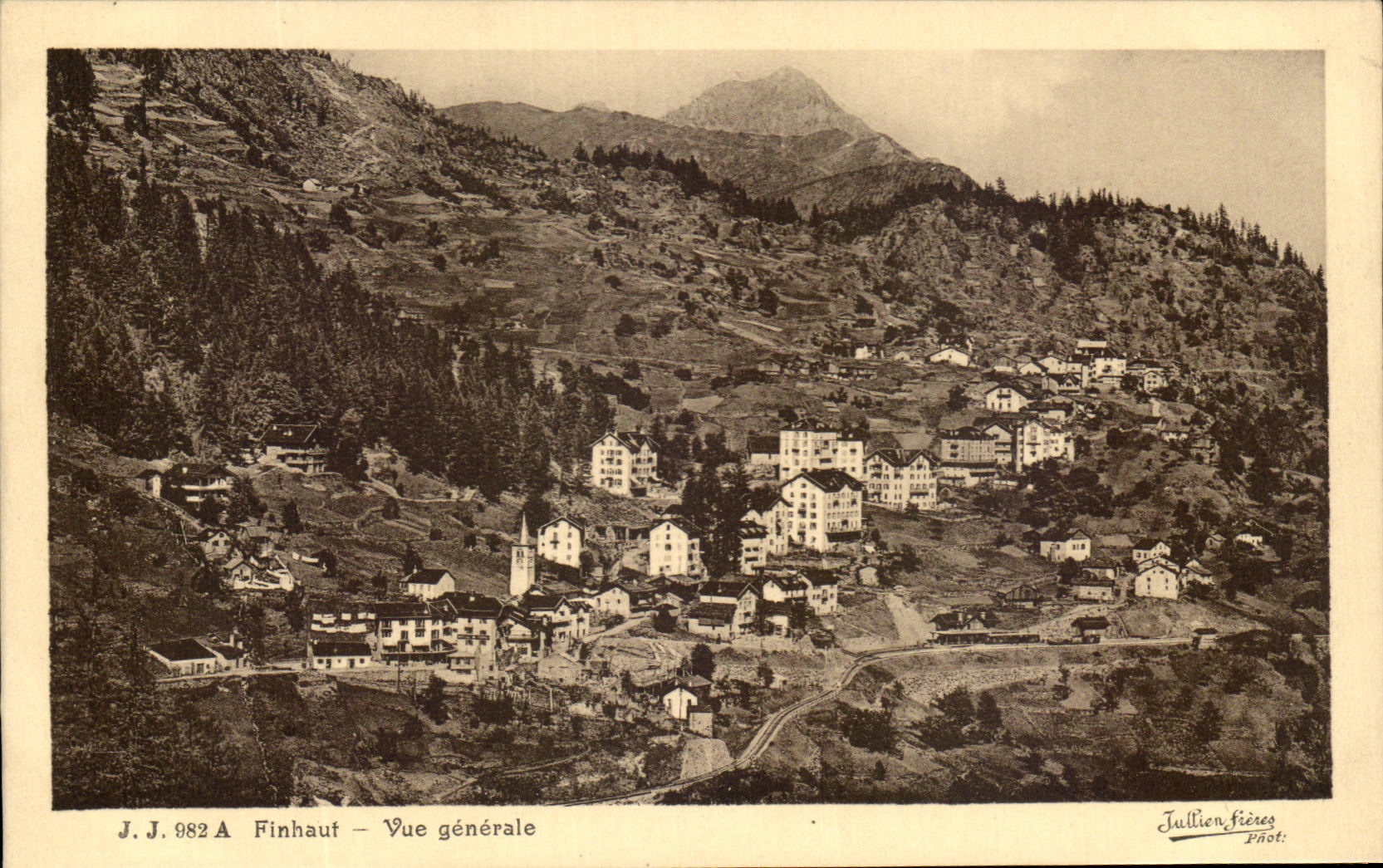 CPA Finhaut Vue Generale