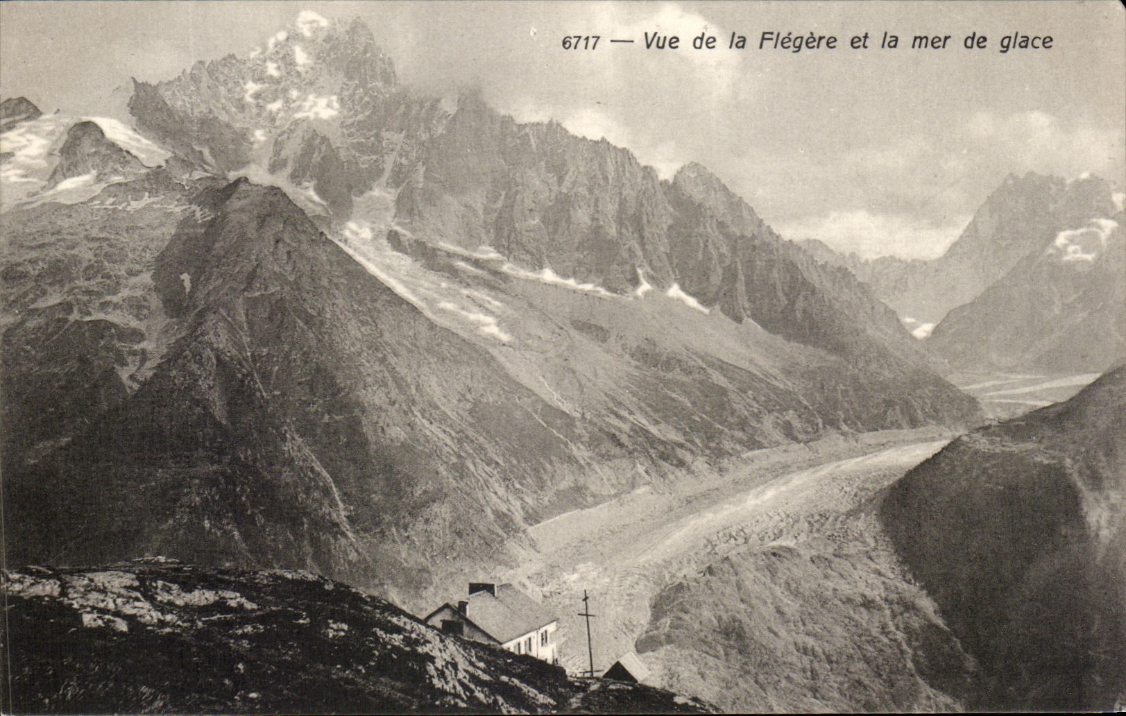 CPA Vue De La Flegere Et La Mer de Glace