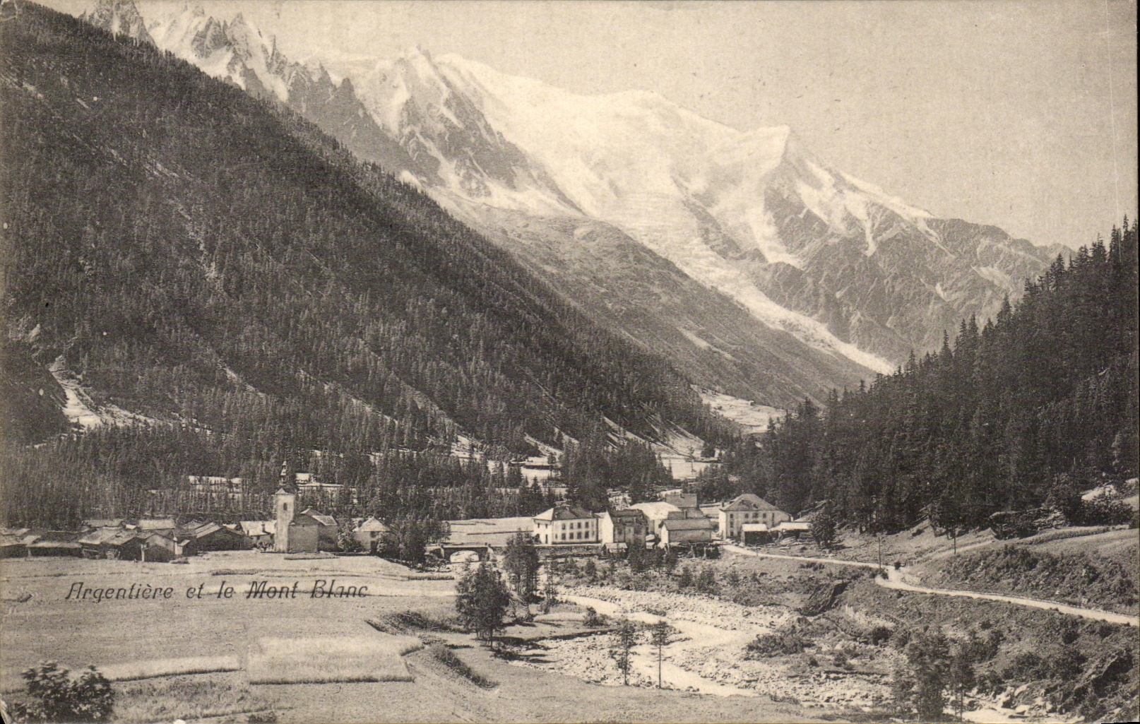 CPA Argentiere Et Le Mont Blanc 