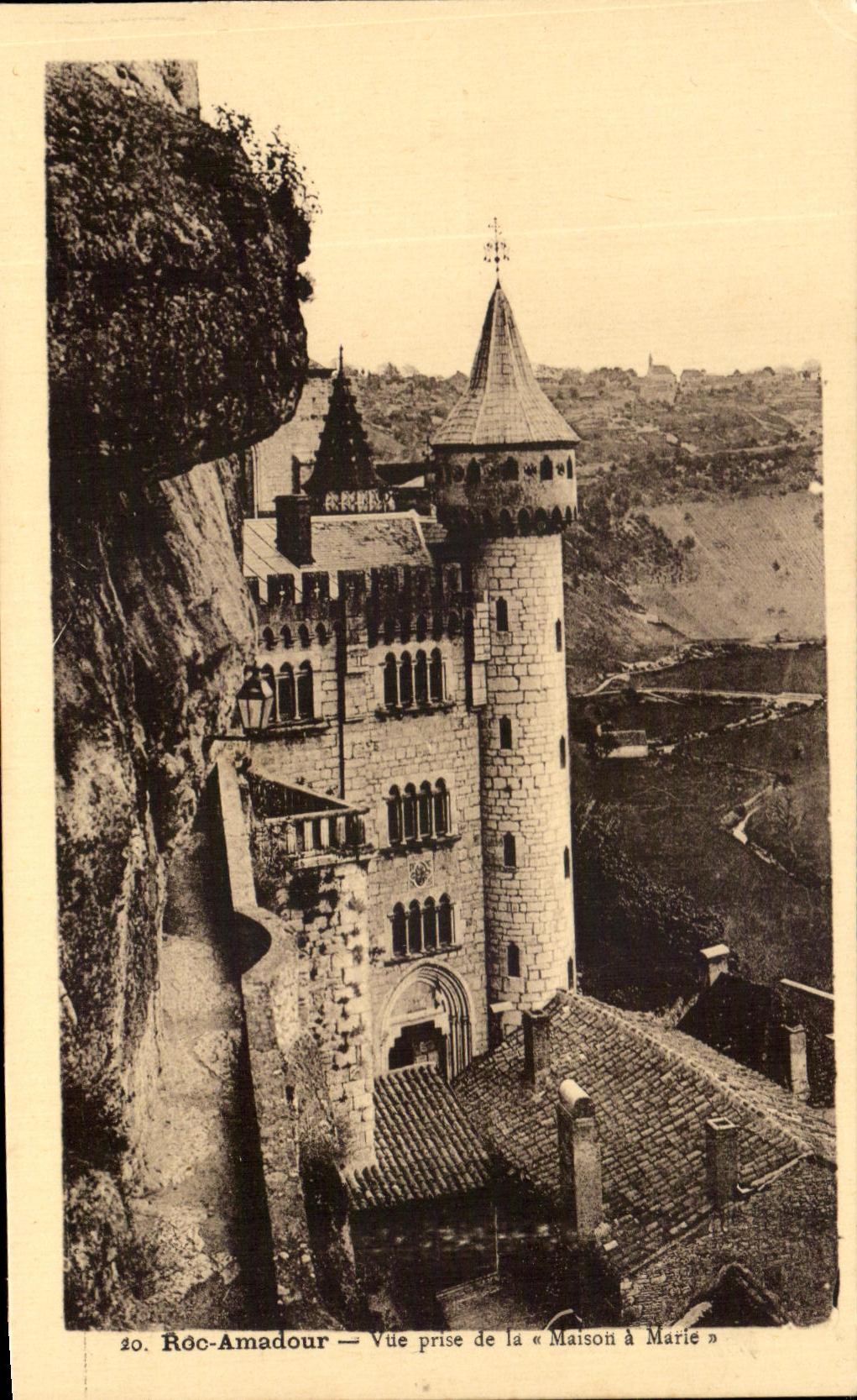 CPA Rocamadour Vue Prise de La Maison a Marie