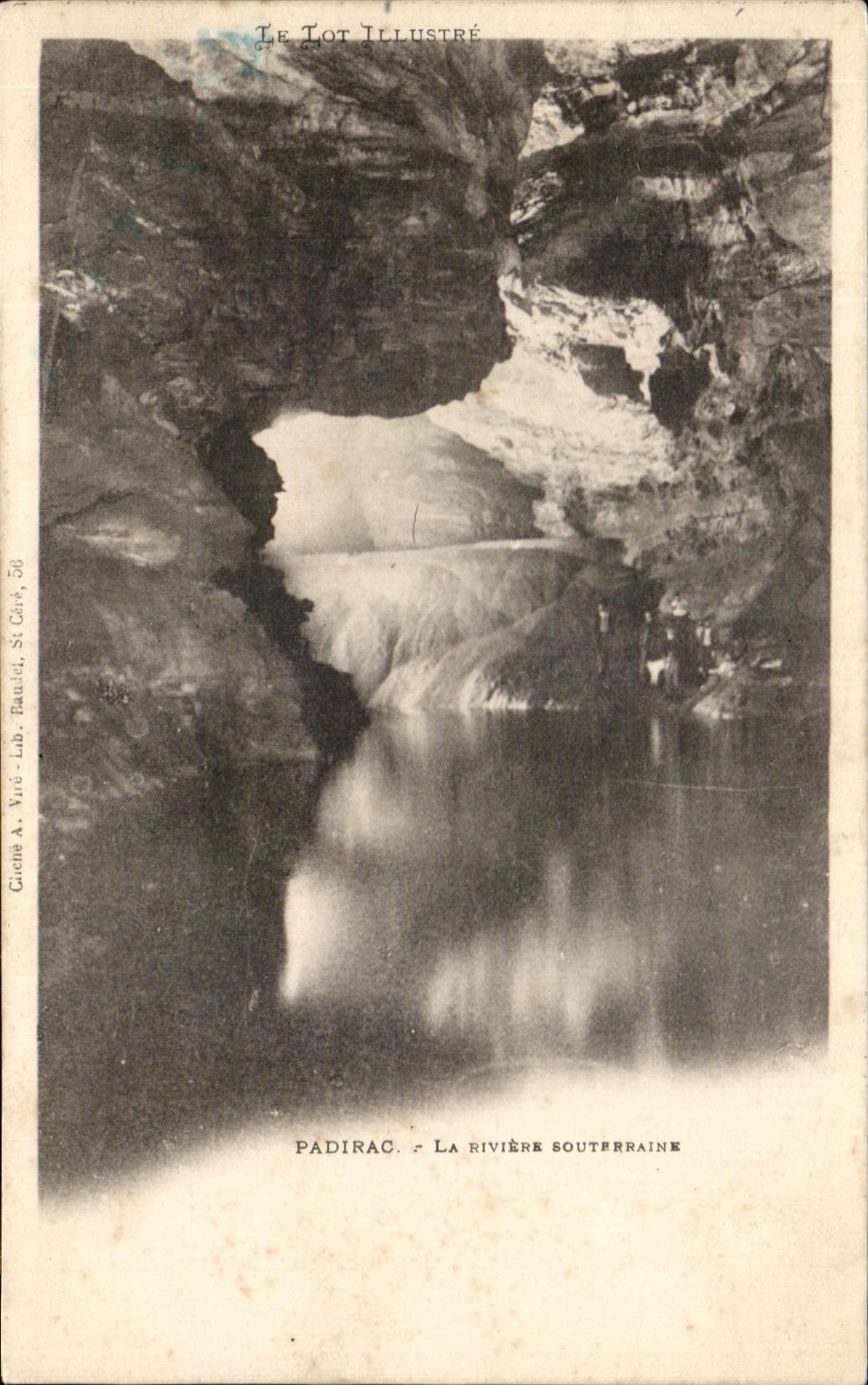 CPA Padirac Le Riviere Souterraine 