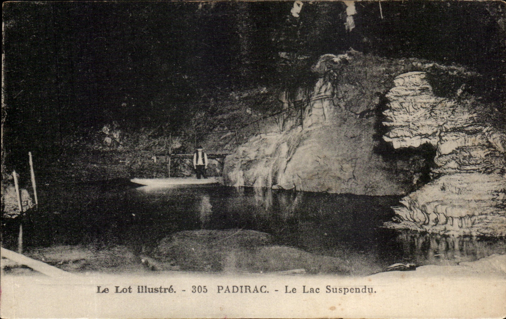 CPA Padirac Le Lac Suspendu 