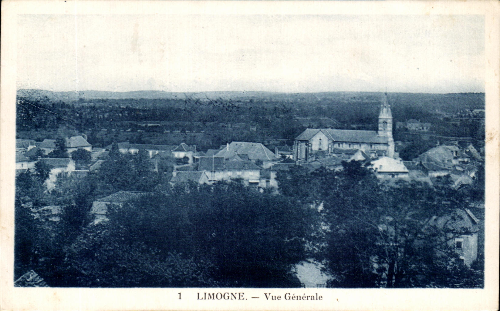 CPA Limogne Vue Generale 
