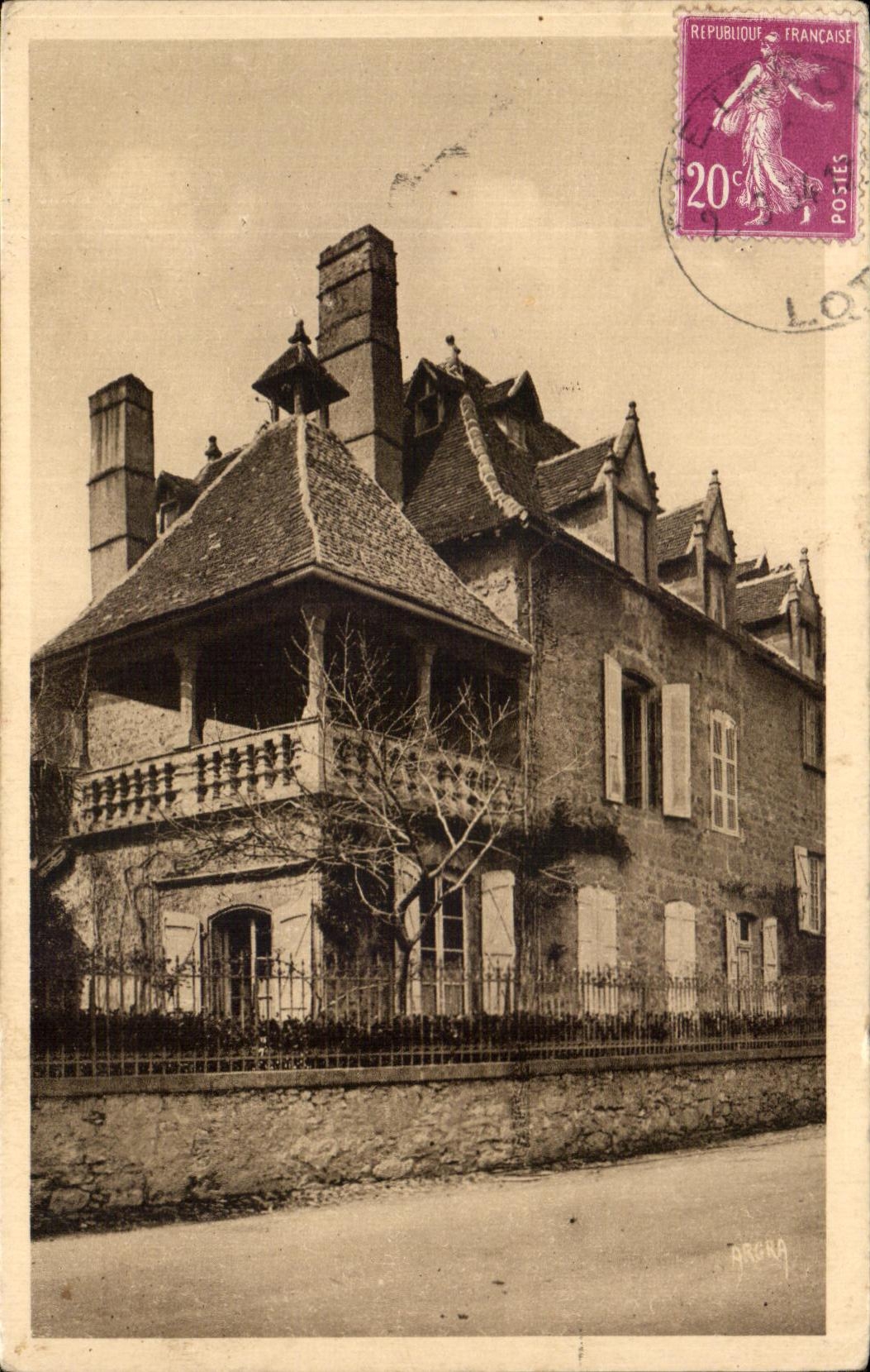 CPA Saint Cere Maison Louis XIII
