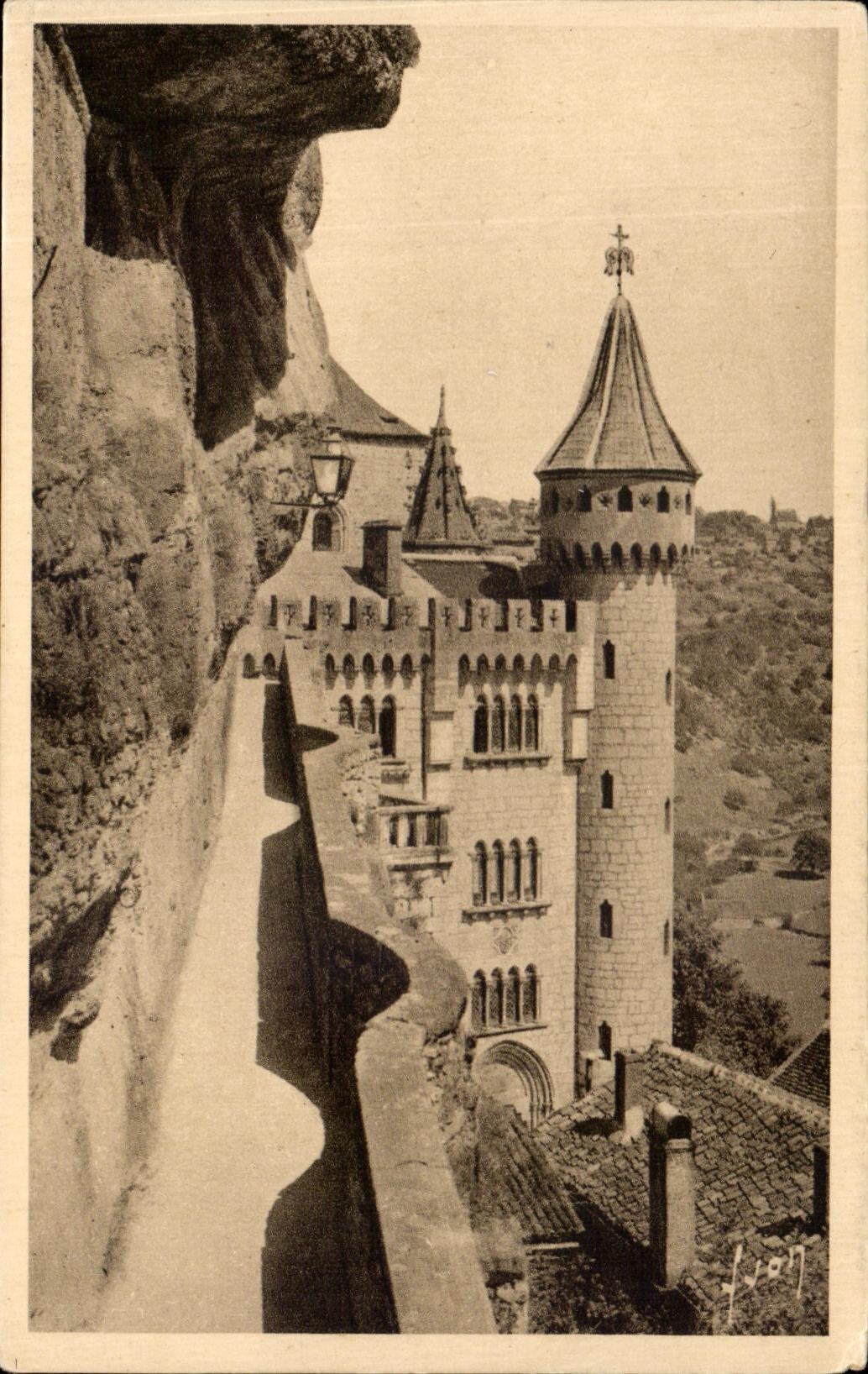CPA Rocamadour Chemin de La Maison a Marie