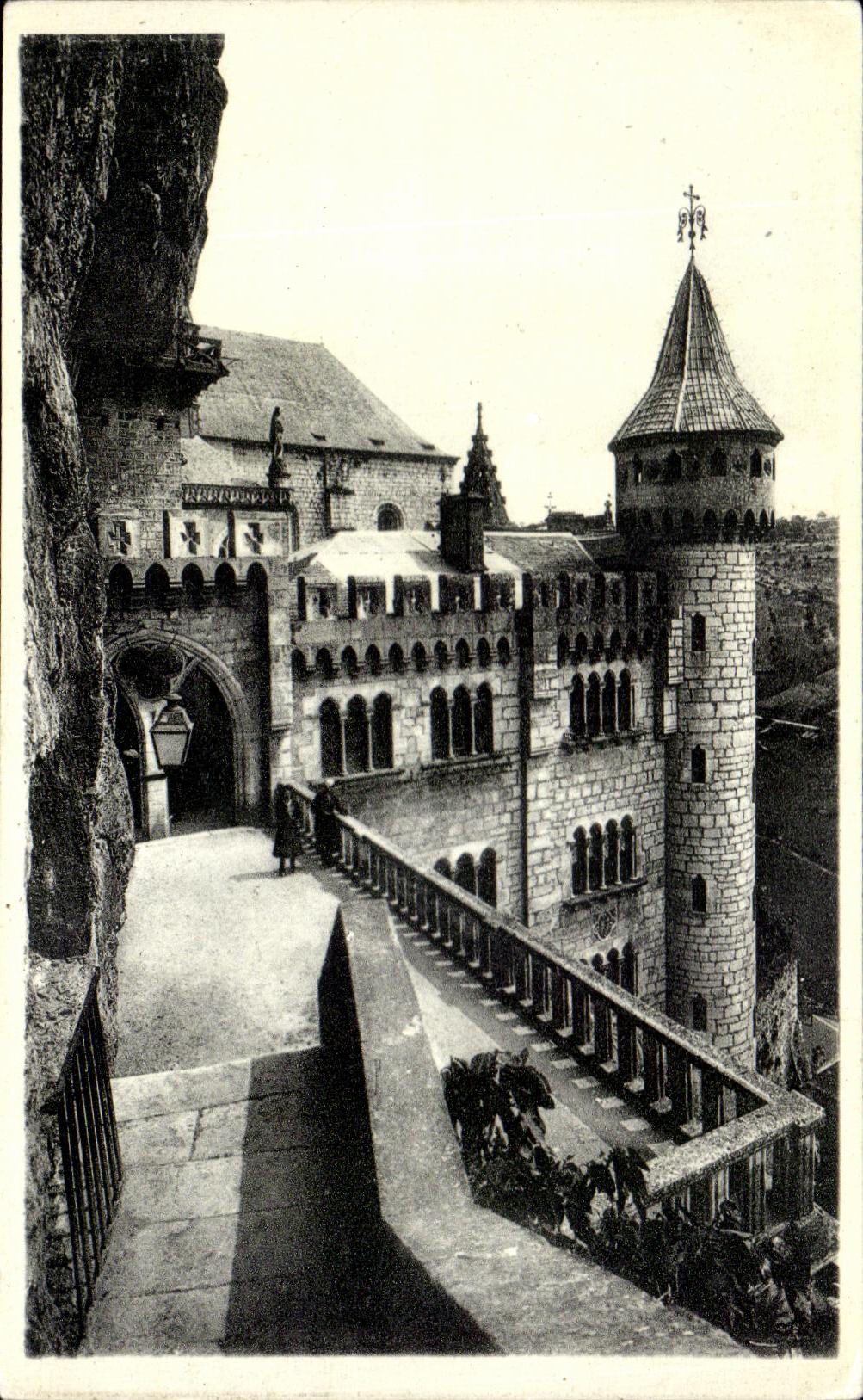 CPA Rocamadour L Ancien Palais Des Eveques De Tulle