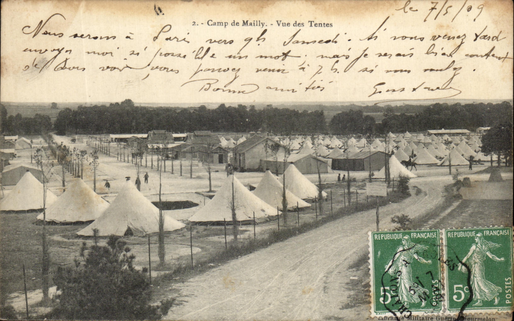 CPA La Boucle de la Marne les deux bras de la Marne a Champigny