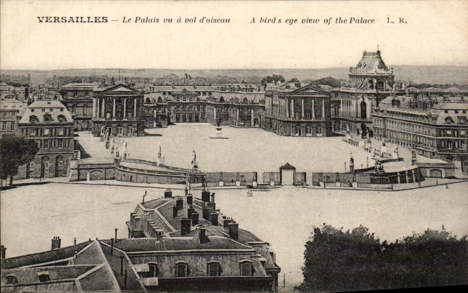 VINTAGE POSTCARD Versailles the Palate considering has Vol D bird