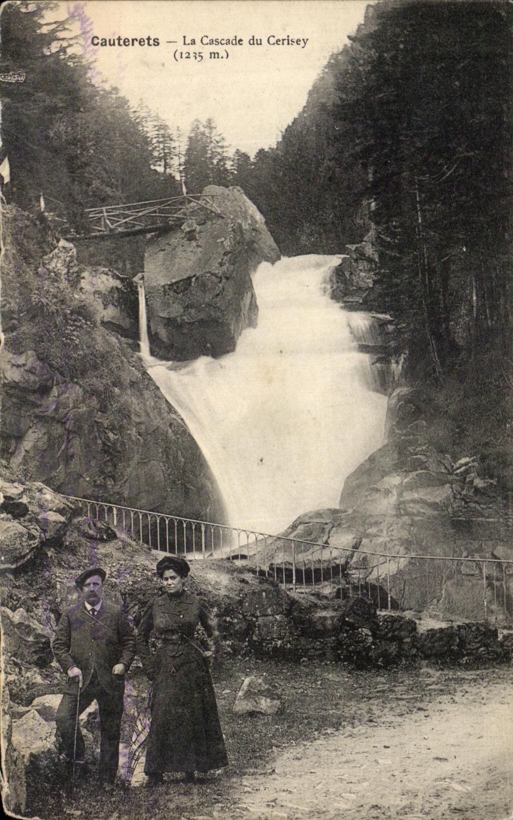 CPA Cauterets La Cascade du Cerisey