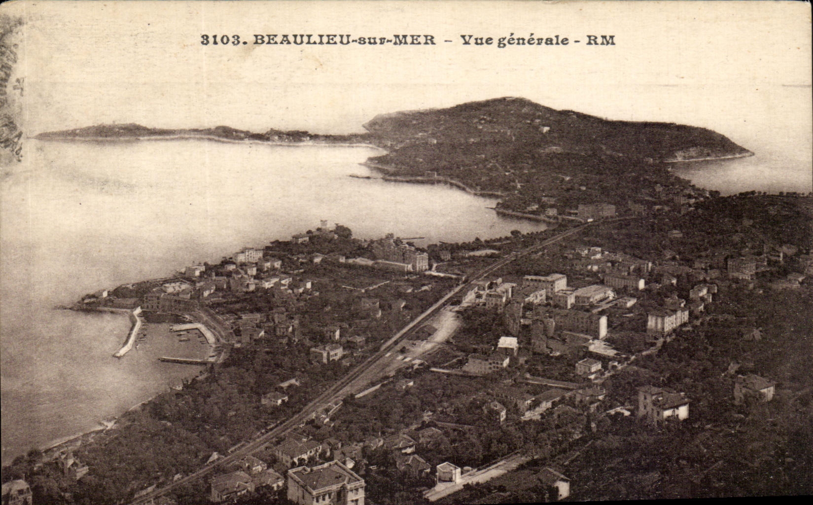 CPA Beaullieu Sur Mer Vue Generale