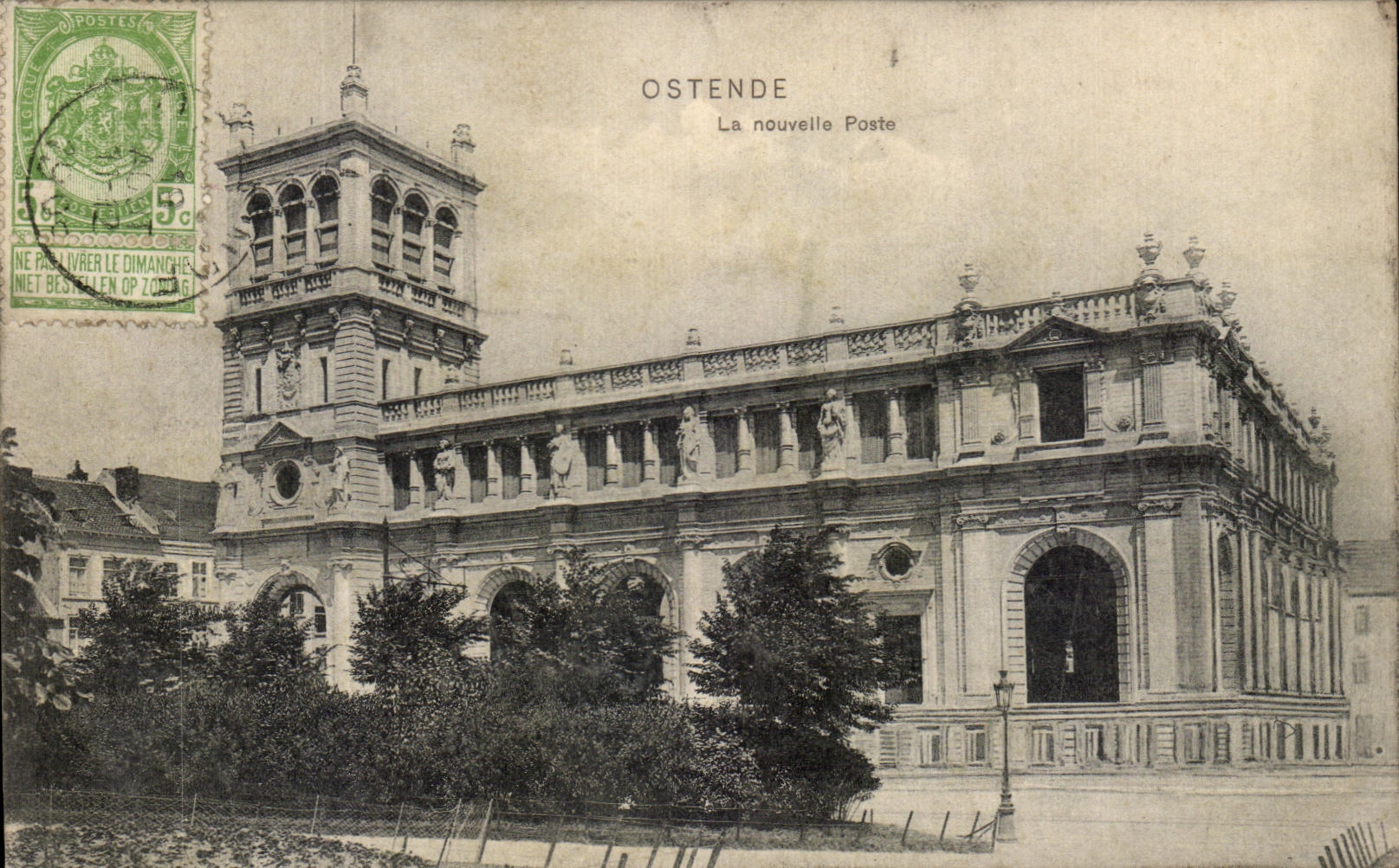 CPA Ostende La Nouvelle Poste