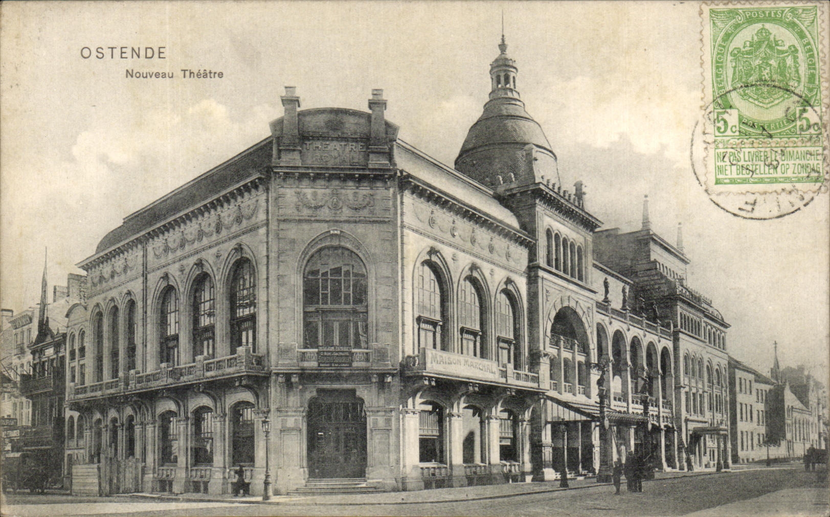 CPA Ostende Nouveau Theatre
