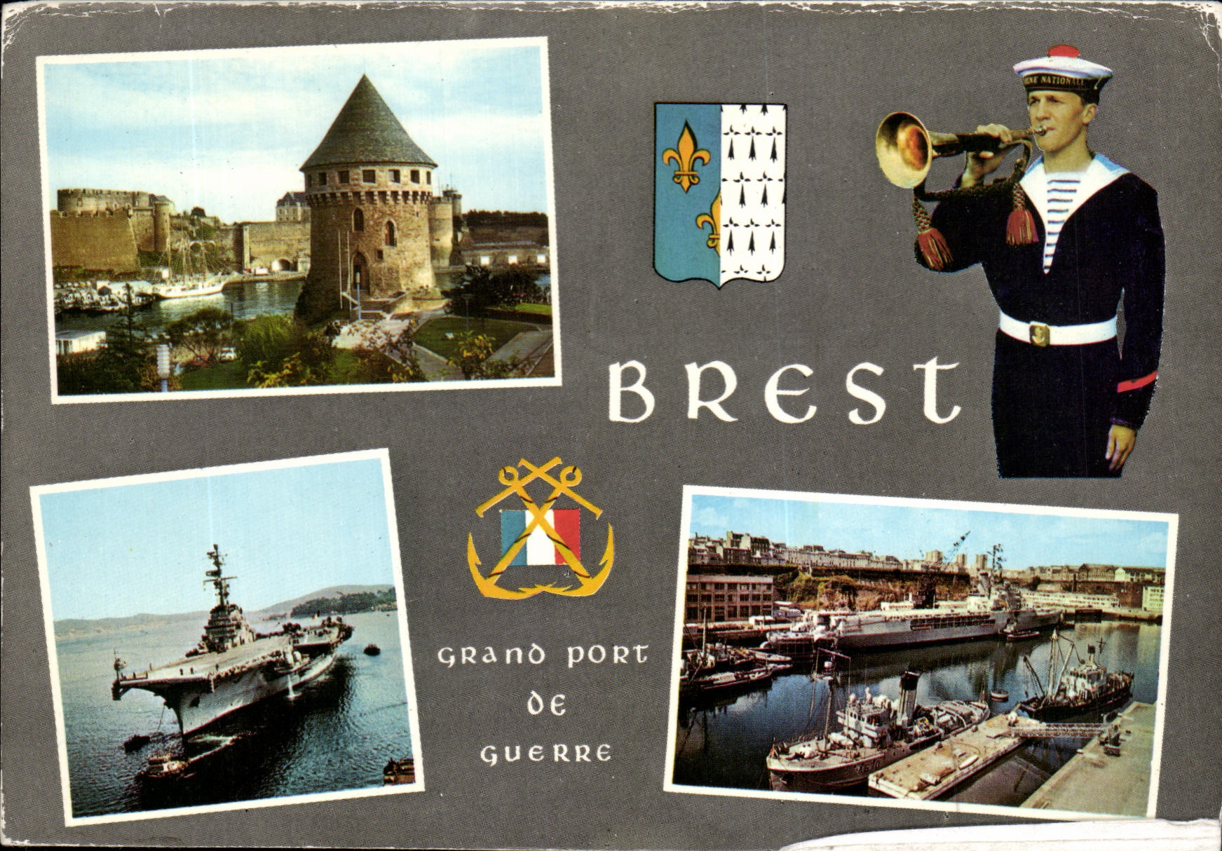 CPM Brest Grand Port De Guerre Bateau Porte avions