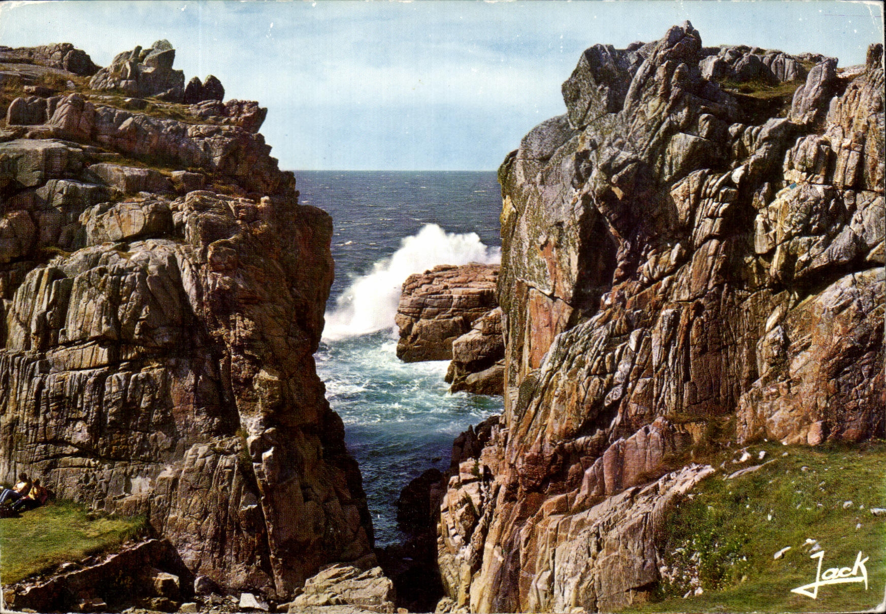 MODERN CARD Colors Of Brittany the Breton coast