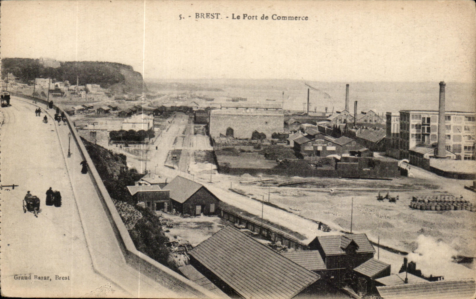 CPA Brest Le Port De Commerce