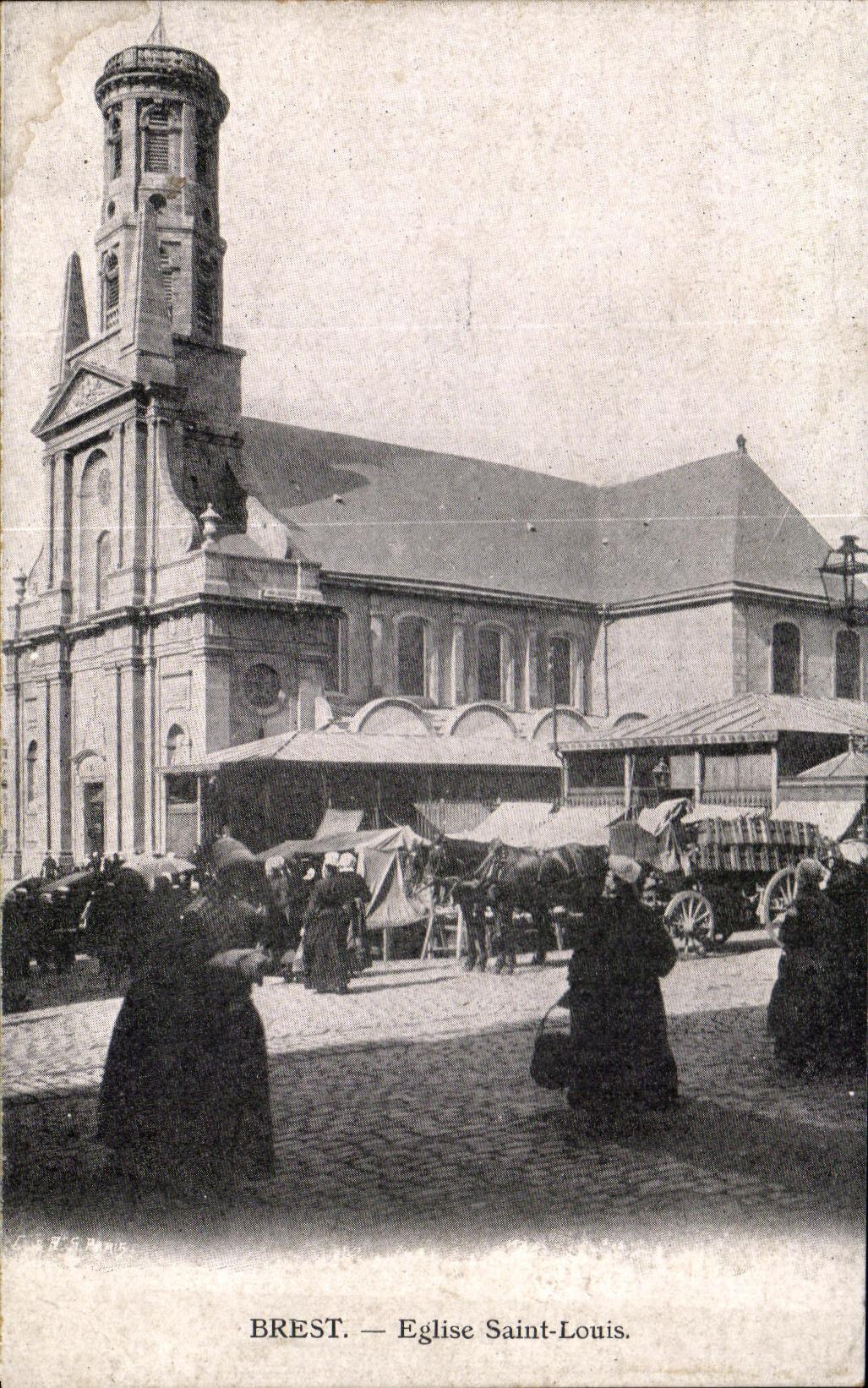 CPA Brest Eglise Saint Louis