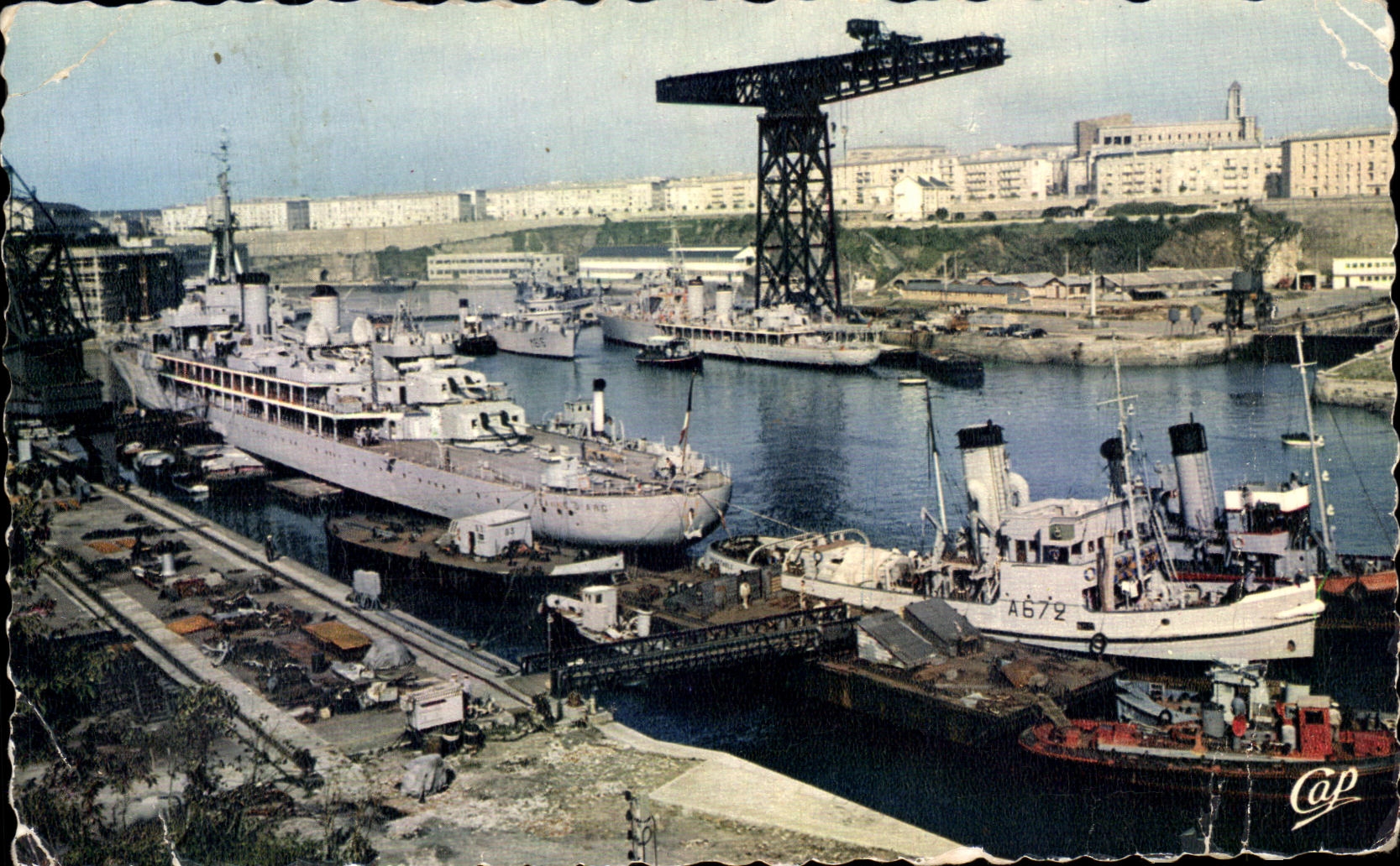 CPSM Brest L Arsenal Bateaux