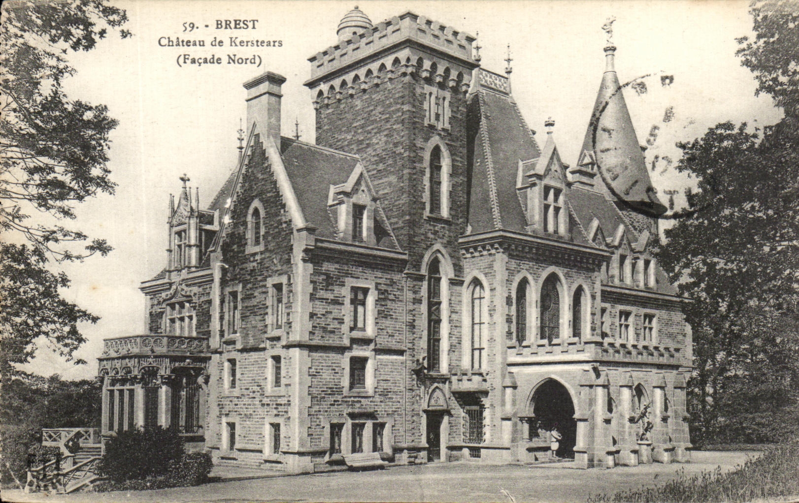 CPA Brest Chateau De Kerstears