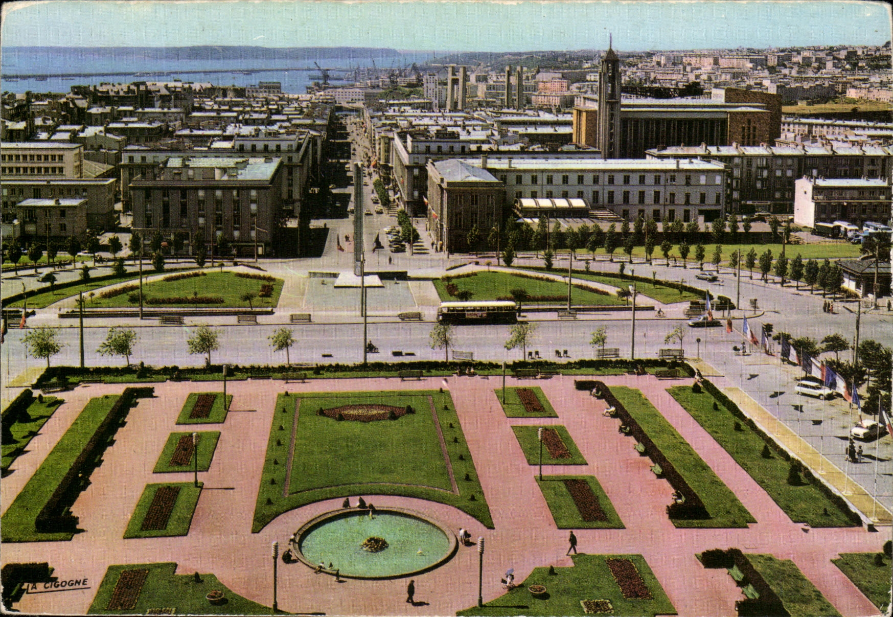 CPSM Brest Place De La Liberte Vue Generale