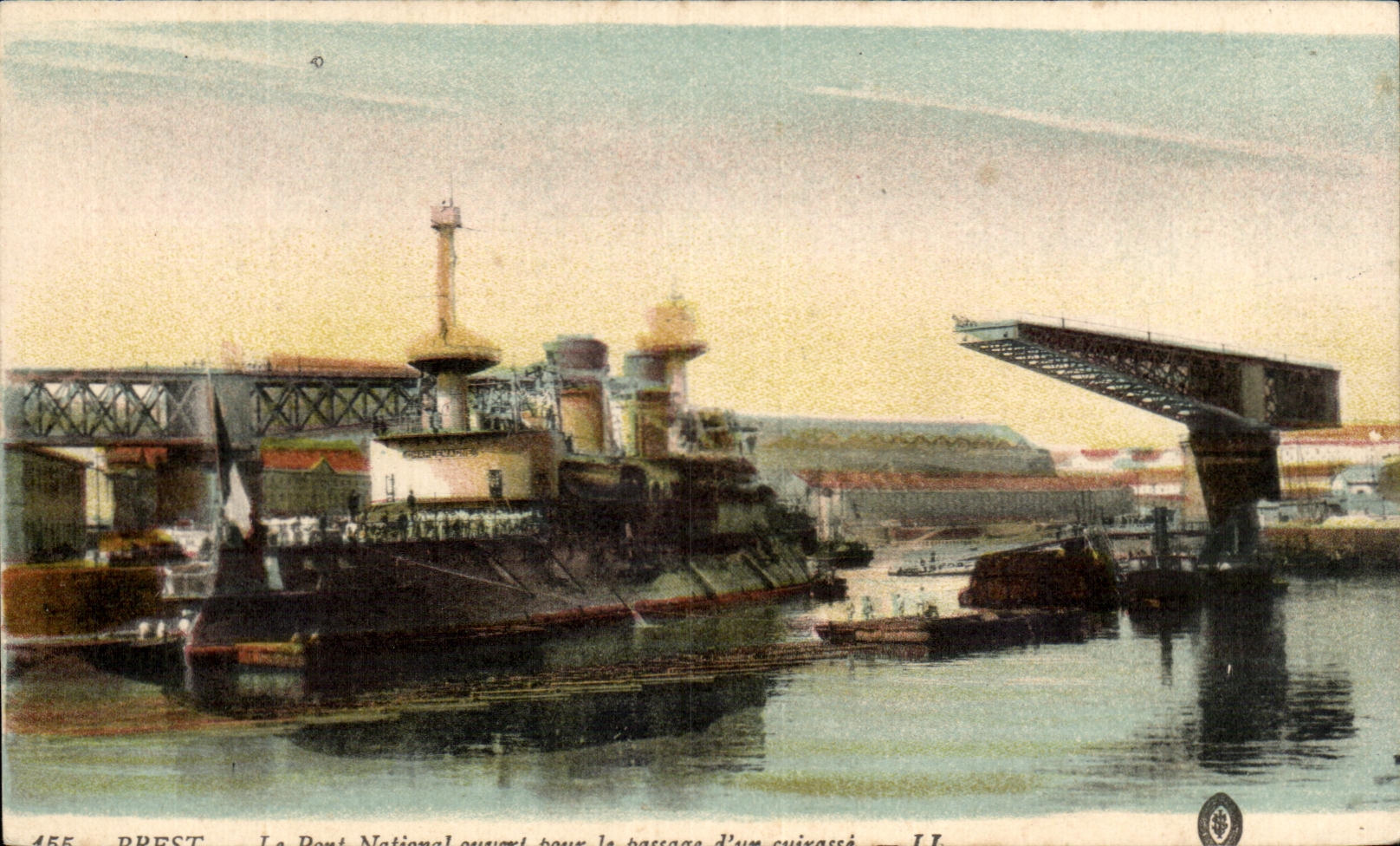 CPA Brest Bateau Charlemagne Cuirasse