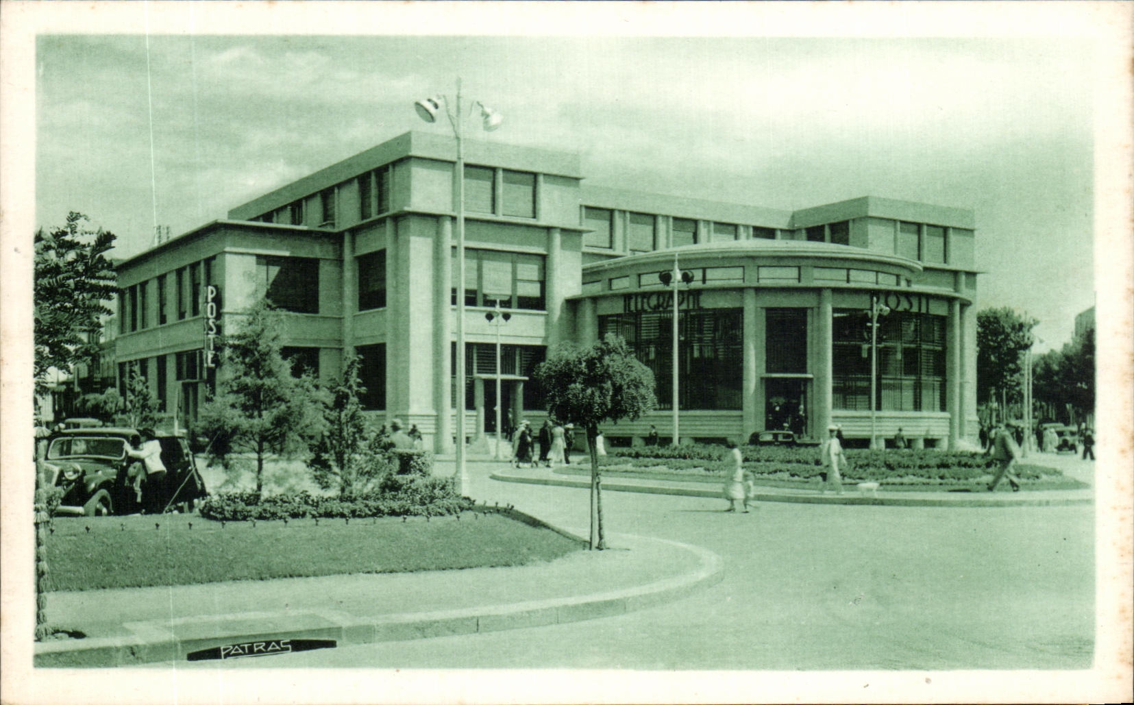 CPA Vichy Le Nouvel Hotel Des Postes Azeina architecte
