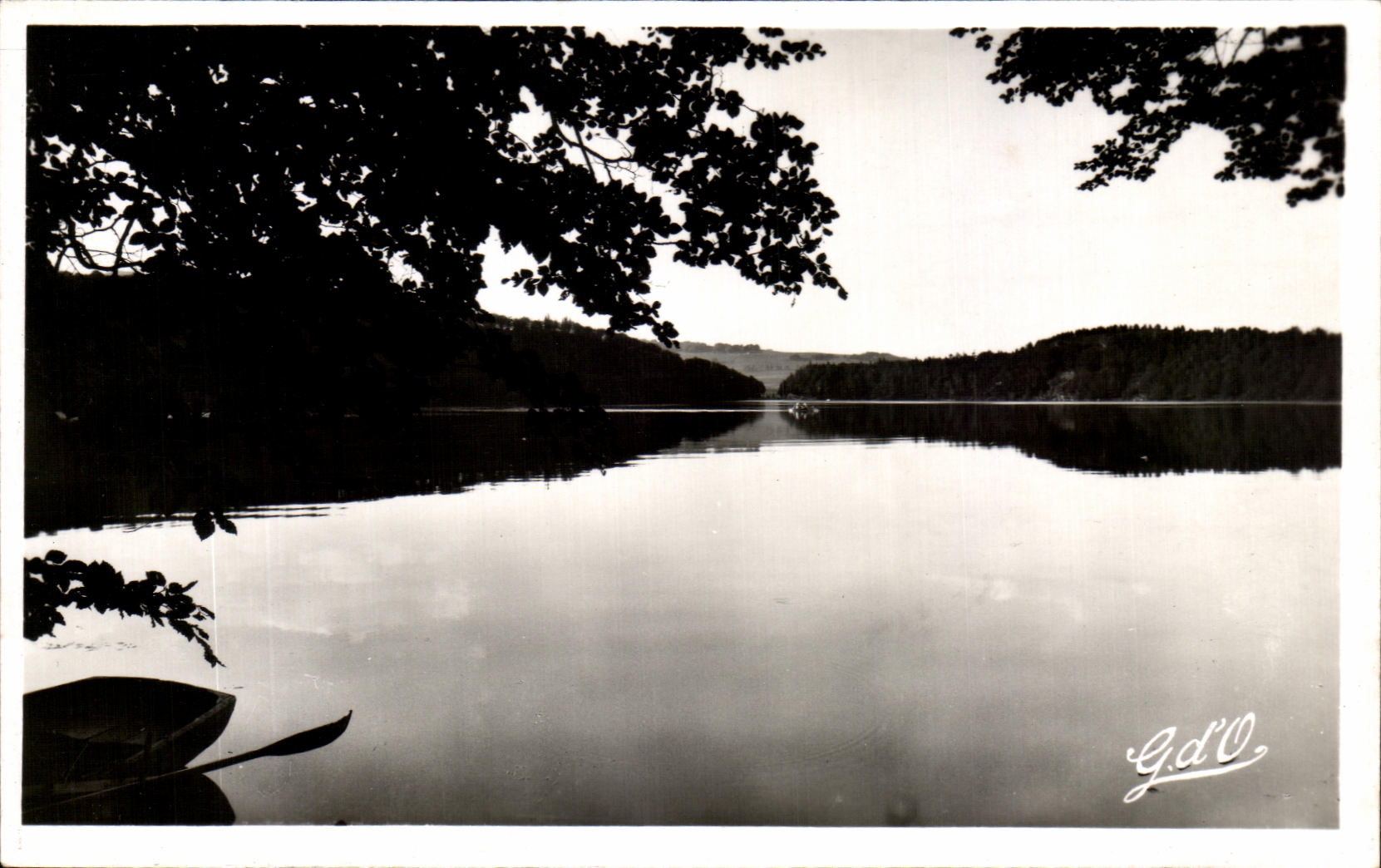 CPSM L Auvergne the Lake Pavin Seen of Southern Bank