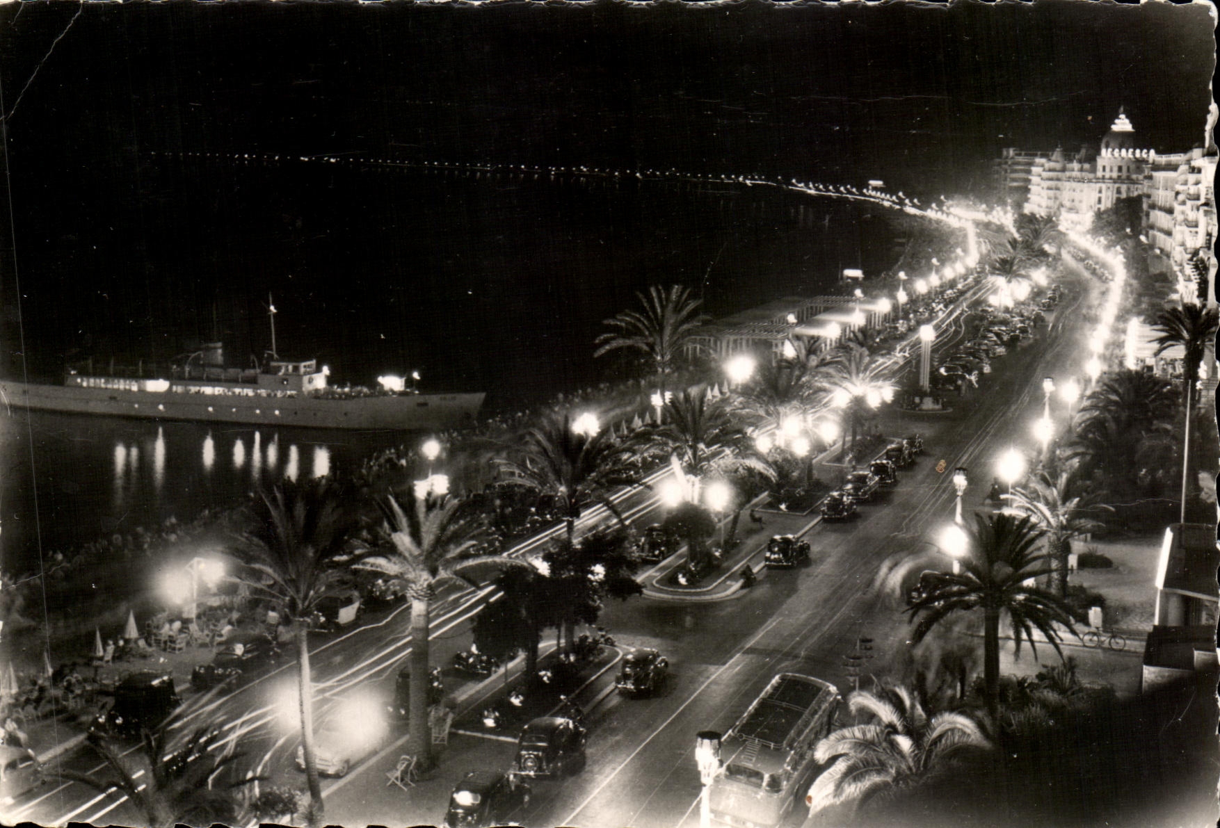 CPSM Niza la caminata del ingles la noche