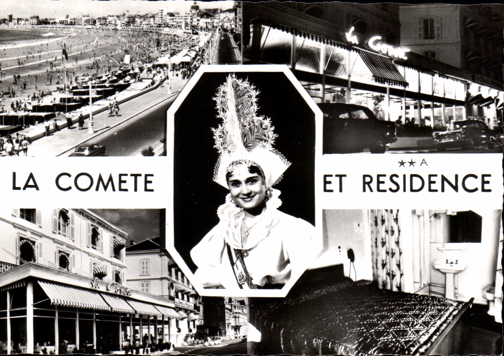 CPSM Sands D Olonne the Port Towards the Center of Tide