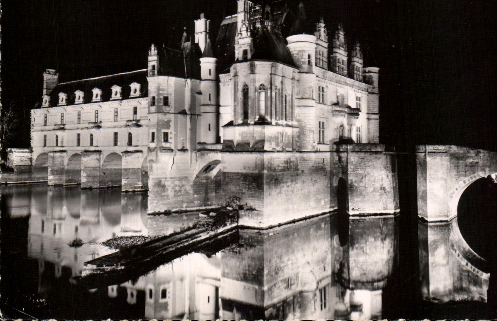 CPSM en Touraine Loire ch4ateau Chenonceaux el castillo