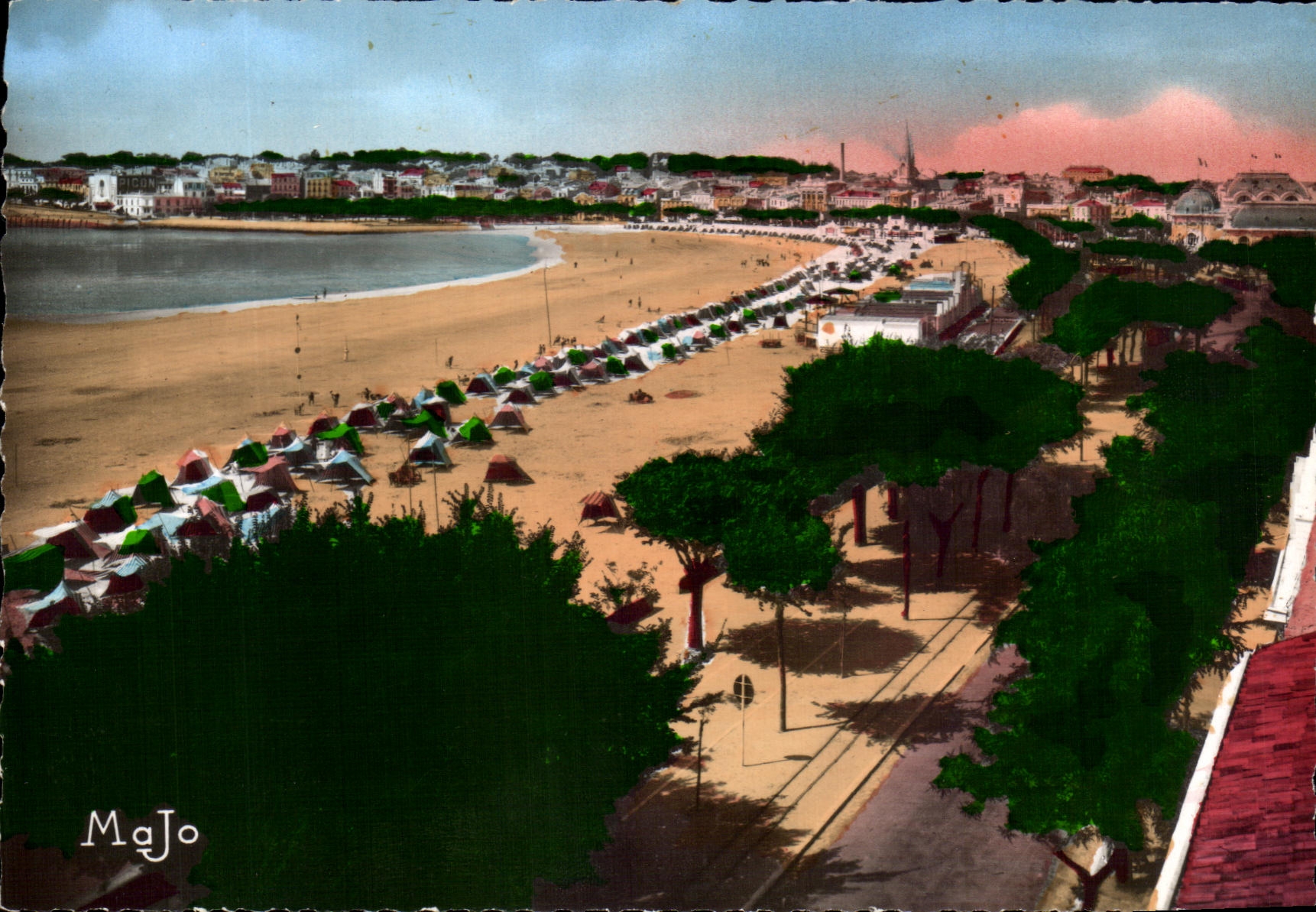 Concha grande y el bulevar Federico Garnier de CPSM Royan