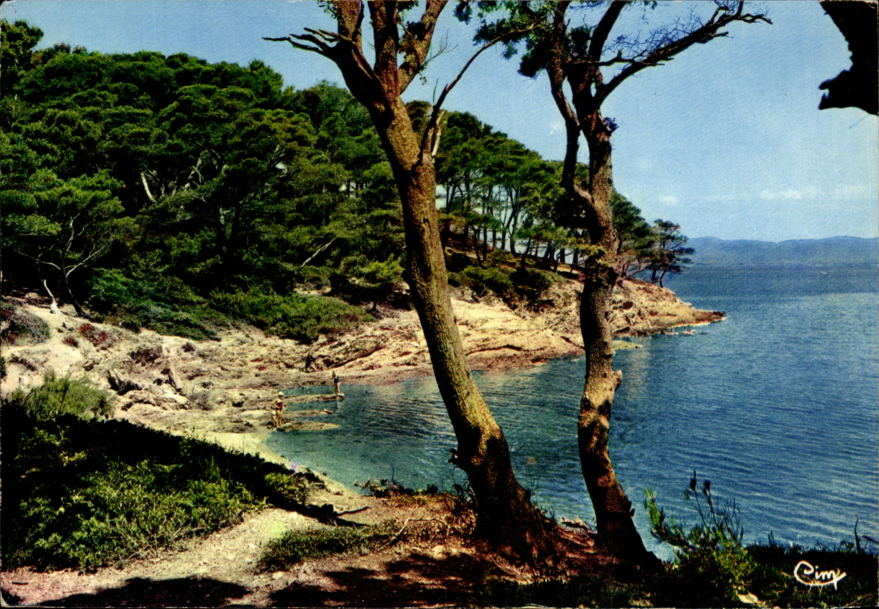 CPSM Porquerolles La Perle des Iles d Or Une calanque sauvage