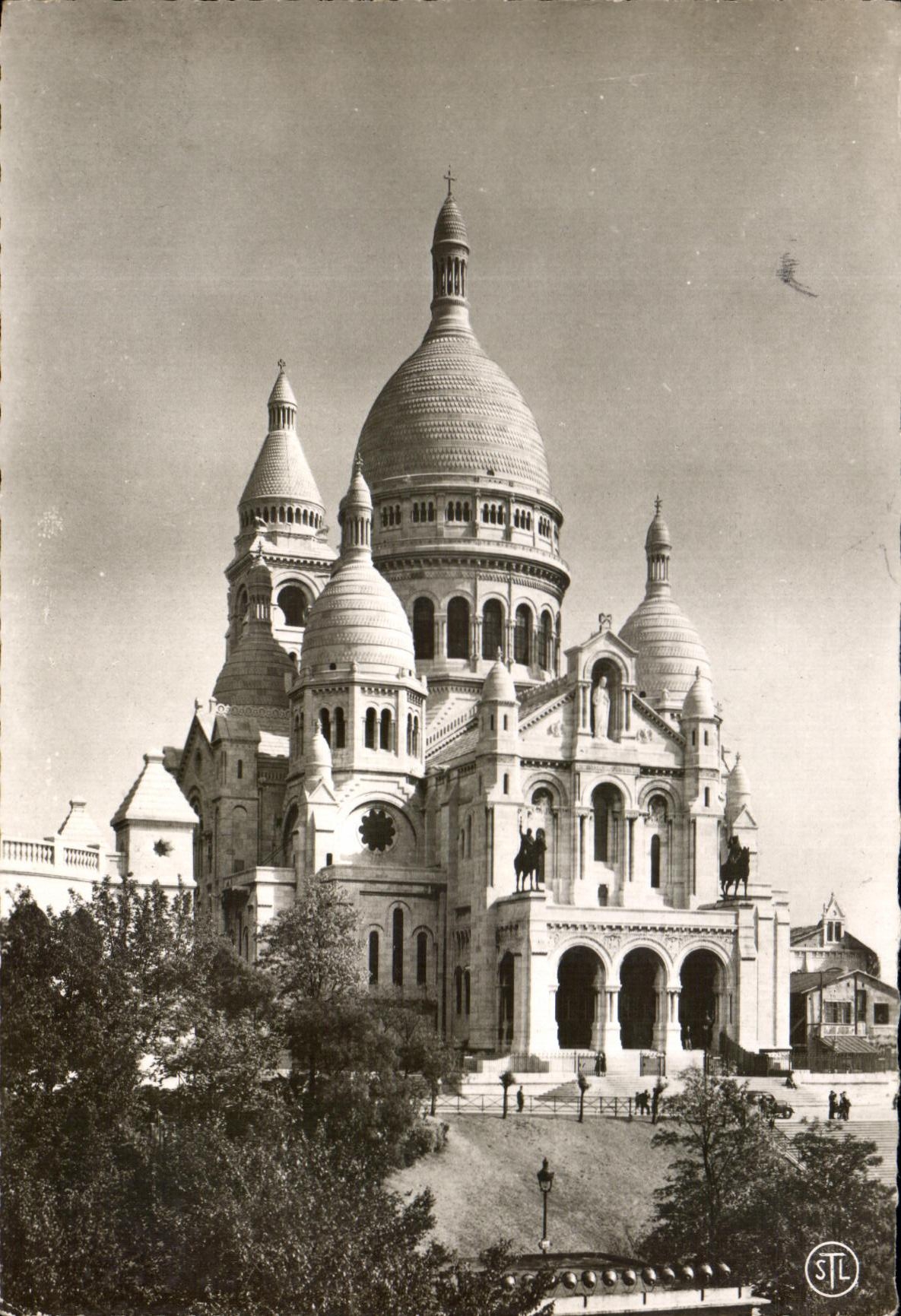 CPSM Paris Le Sacre Coeur Montmartre