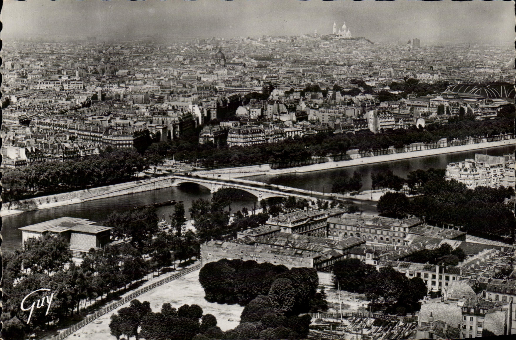 CPSM Paris y su panorama de las maravillas de vista de la torre