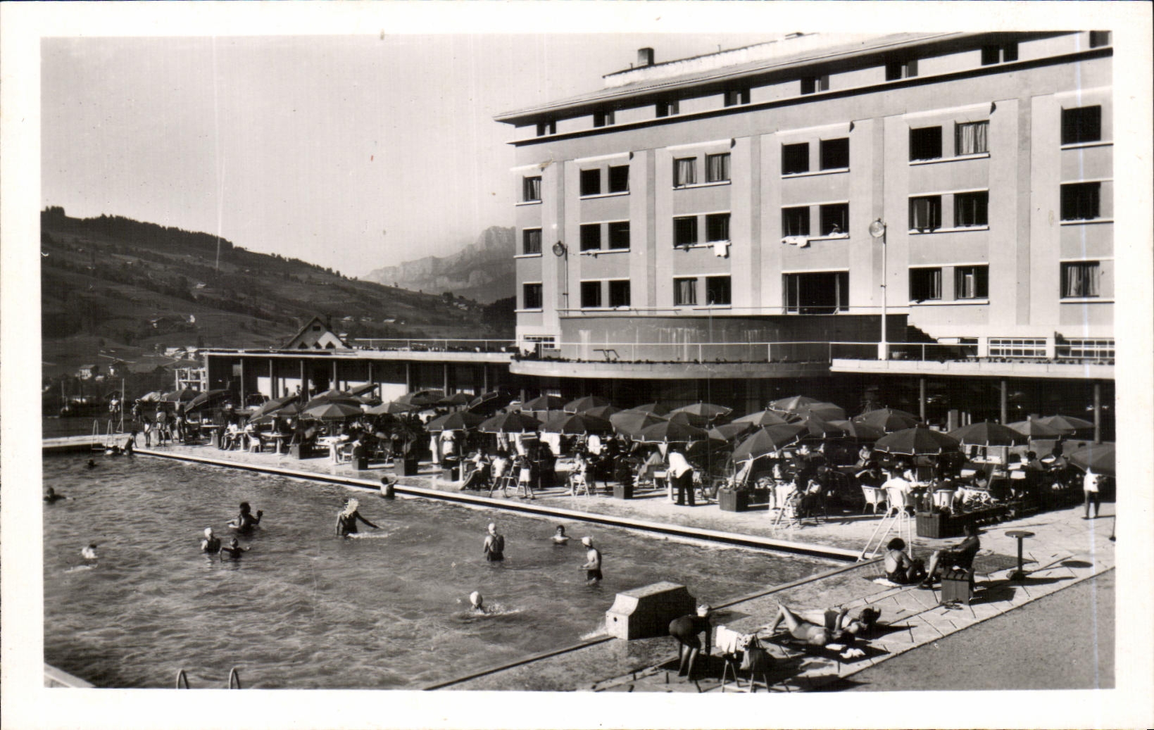 CPSM Megeve Hotel the Residence its swimming pool