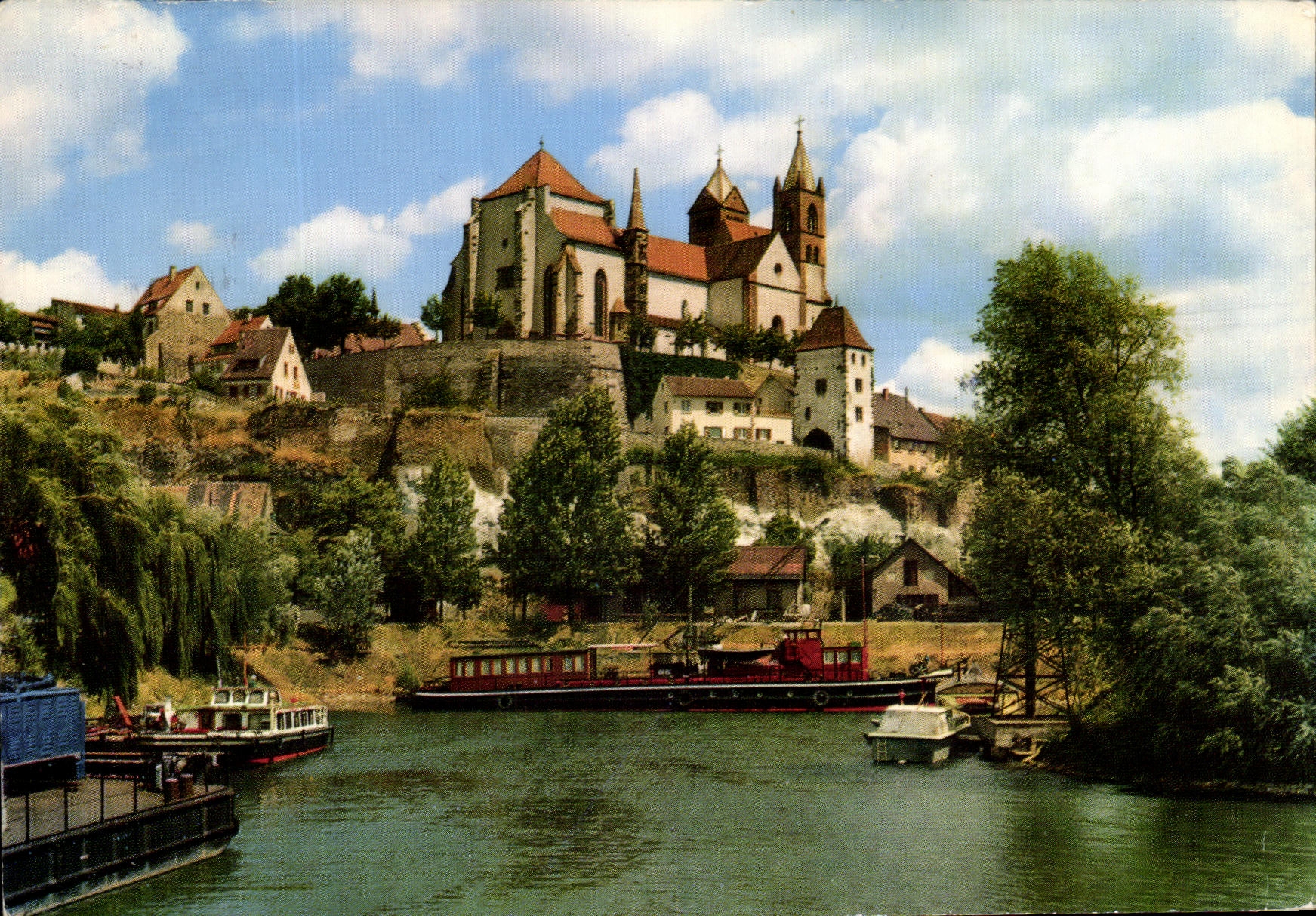 MODERN CARD Breisach Am Rhein St Stephans Munster Fresken Martin Schongauer