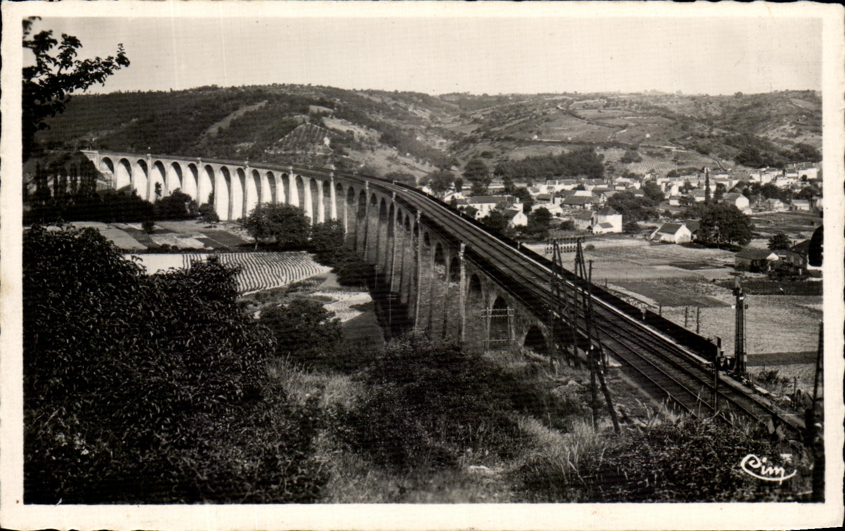 CPSM Souillac the Large Viaduct