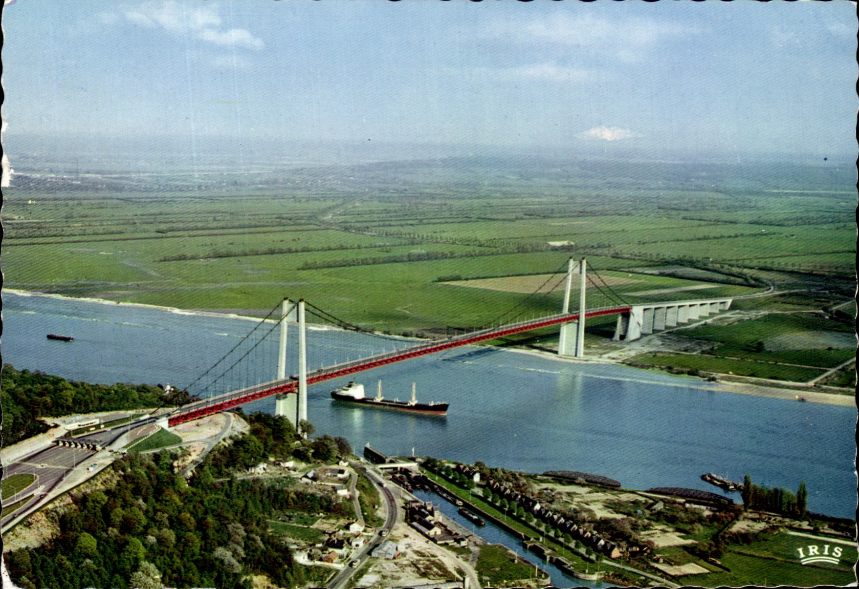 CPSM the Bridge De Tancarville