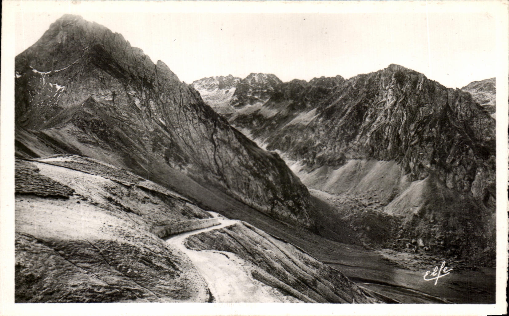 CPSM Pyrenees Ocean Les Hautes Pyrenees Col du Tourmalet Vue Prise