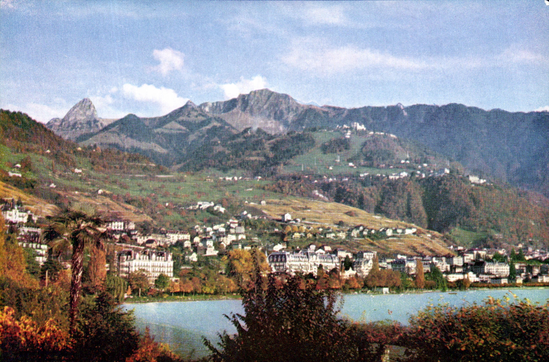 CPM Montreux et rochers de Naye au debut d octobre 