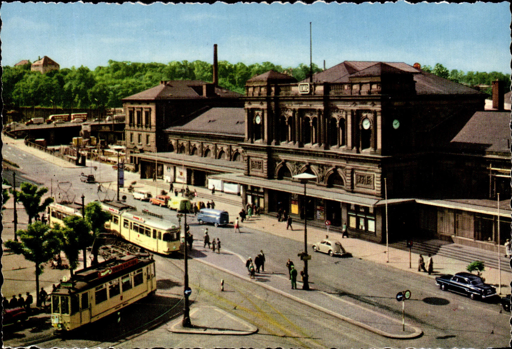 POSTAL MODERNA Maguncia Hauptbahnhof