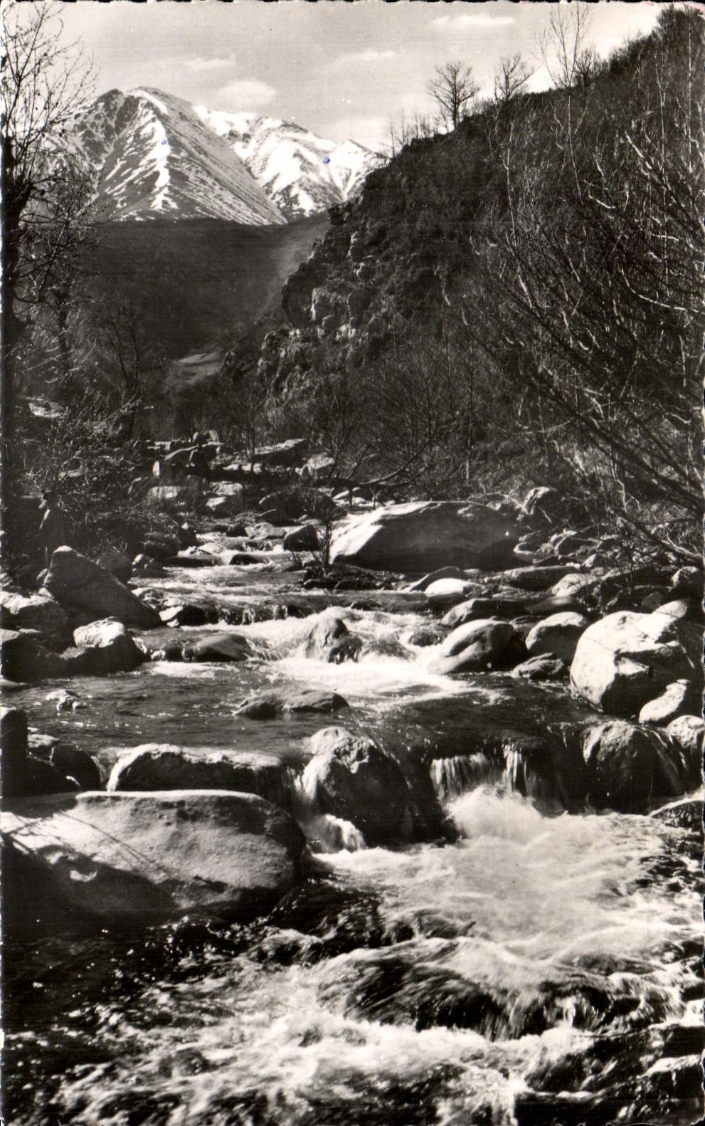 MODERN CARD surroundings D Amelie Les Bains the Valley of Tech the canigou