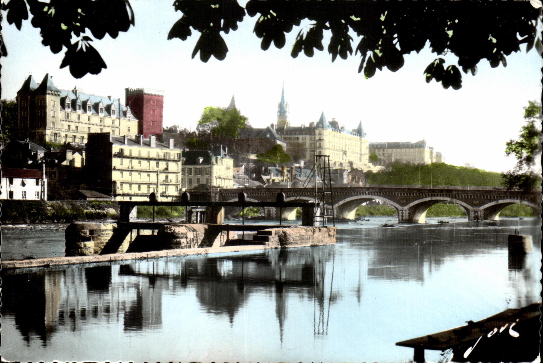 MODERN CARD Pau the Castle Henri IV