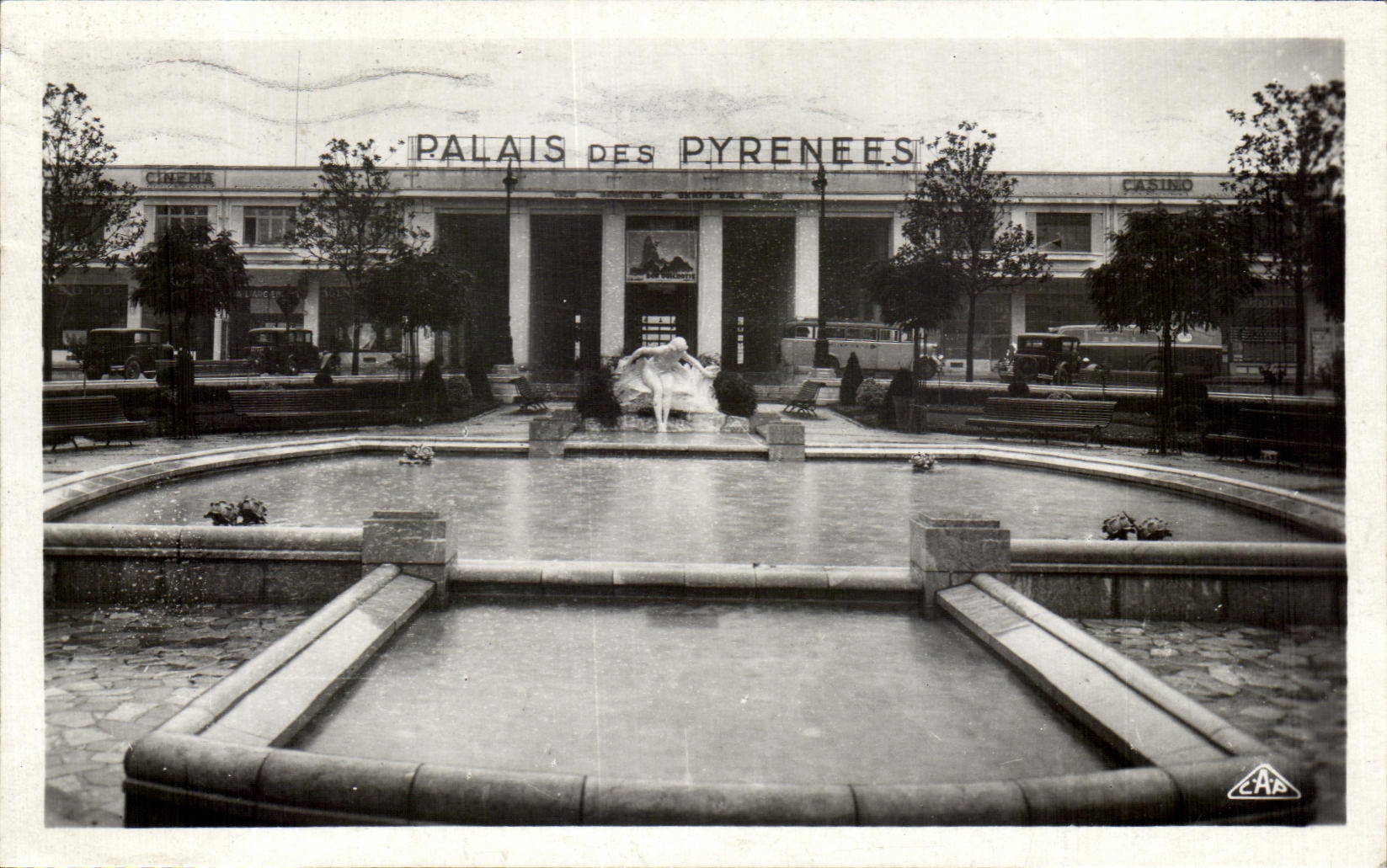 MODERN CARD Pau Places Clemenceau the Palate Of the Pyrenees