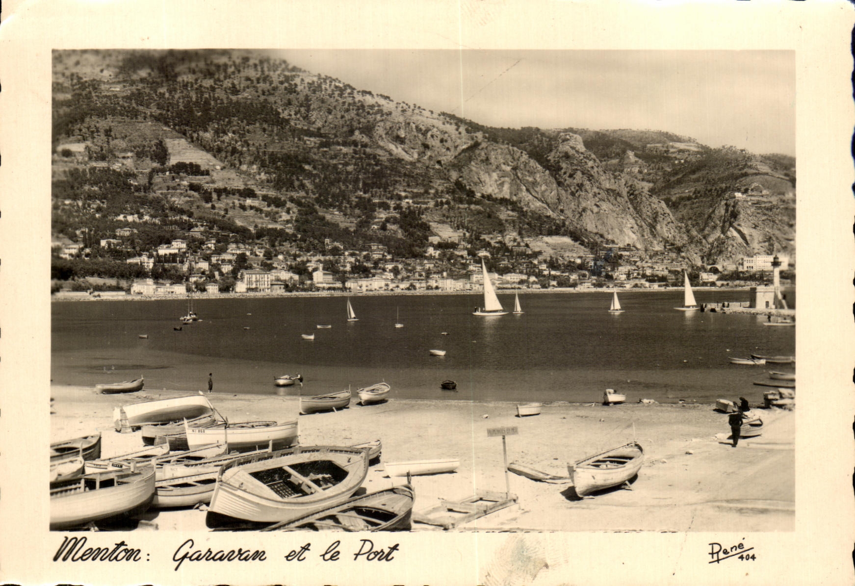 CPSM Menton Garaavan And the Port