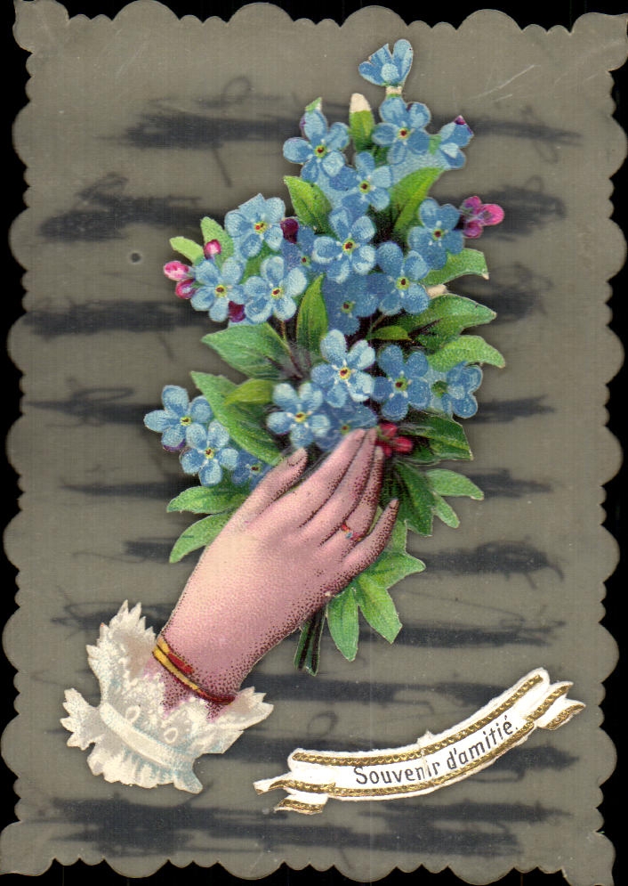 La POSTAL de la VENDIMIA para recordar amistad de D florece la mano