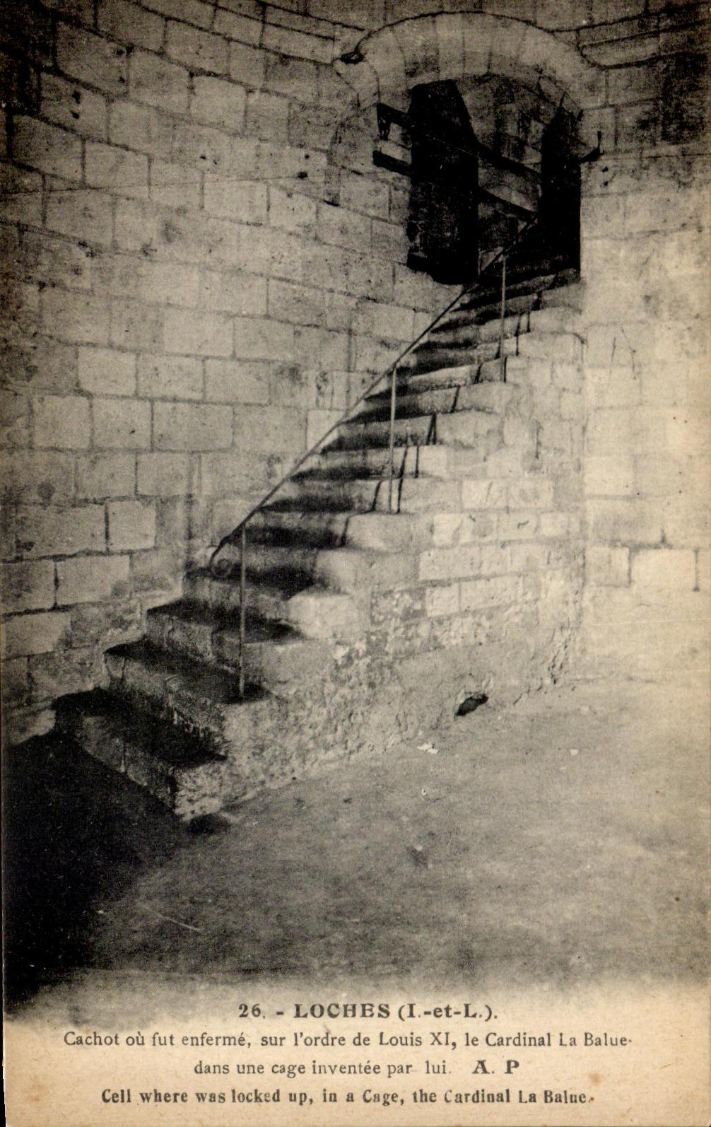 VINTAGE POSTCARD Loaches Cardinal Dungeon Balue