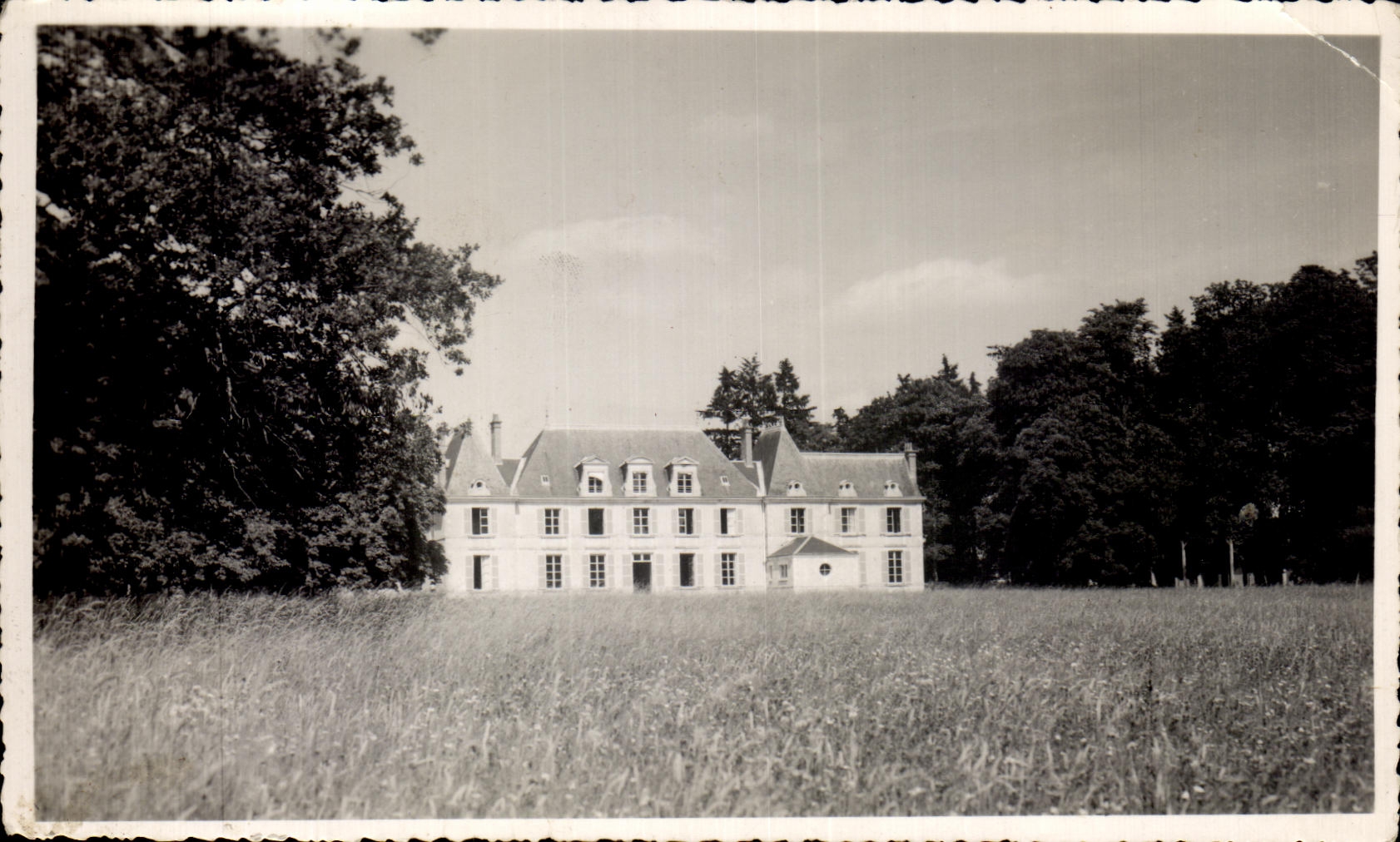 CARTE PHOTO Le chateau des Montees loiret