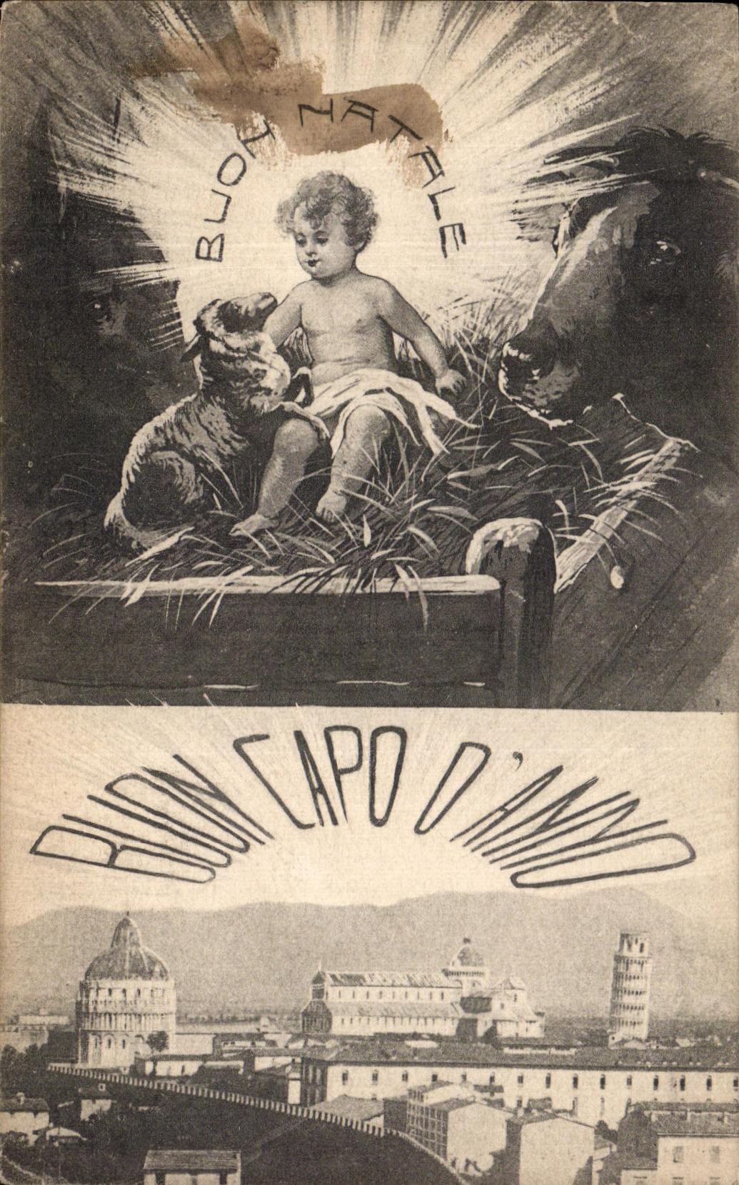 CPA Buon Natale Capo d Anno