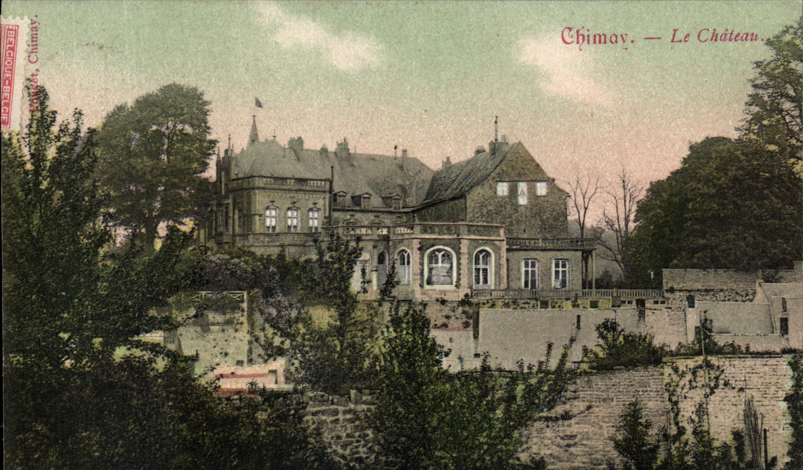 VINTAGE POSTCARD Chimay the Castle